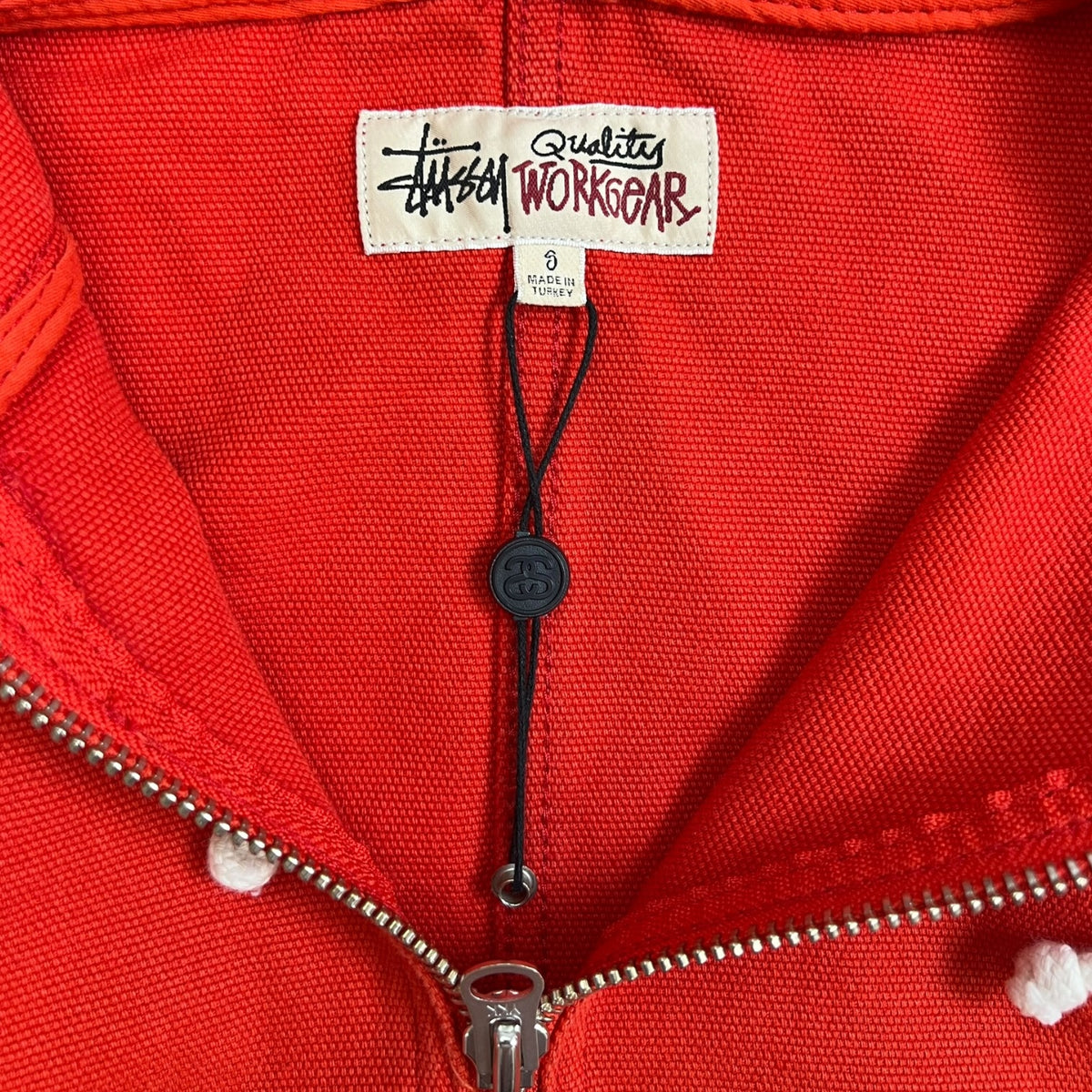 Stussy Work Jacket Unlined Canvas Red
