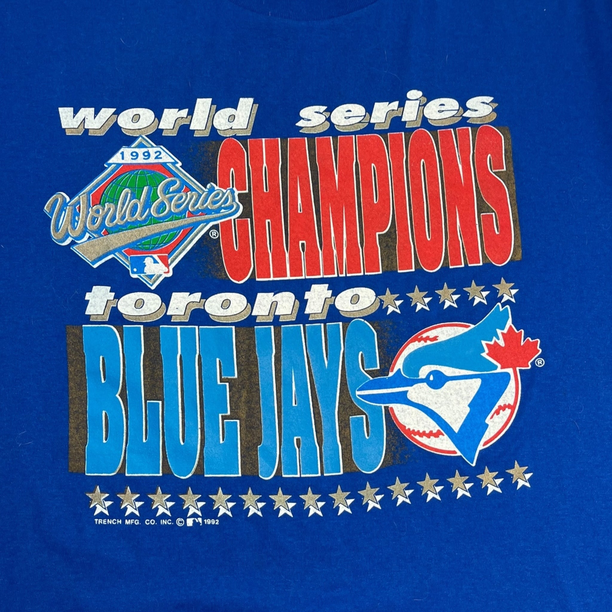 1992 Toronto Blue Jays World Series Champions Tee Blue