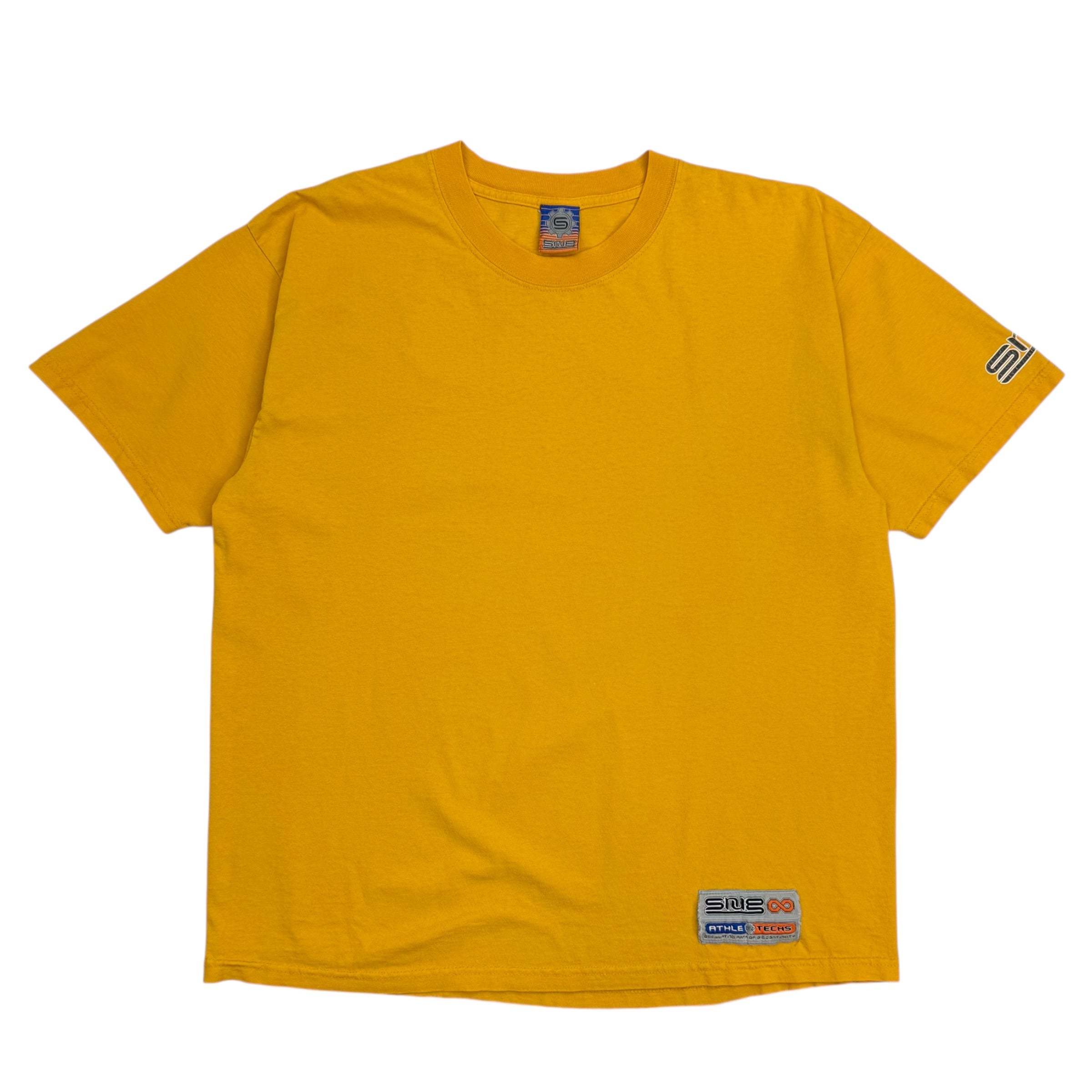Vintage Snug Athle Techs Tee Yellow