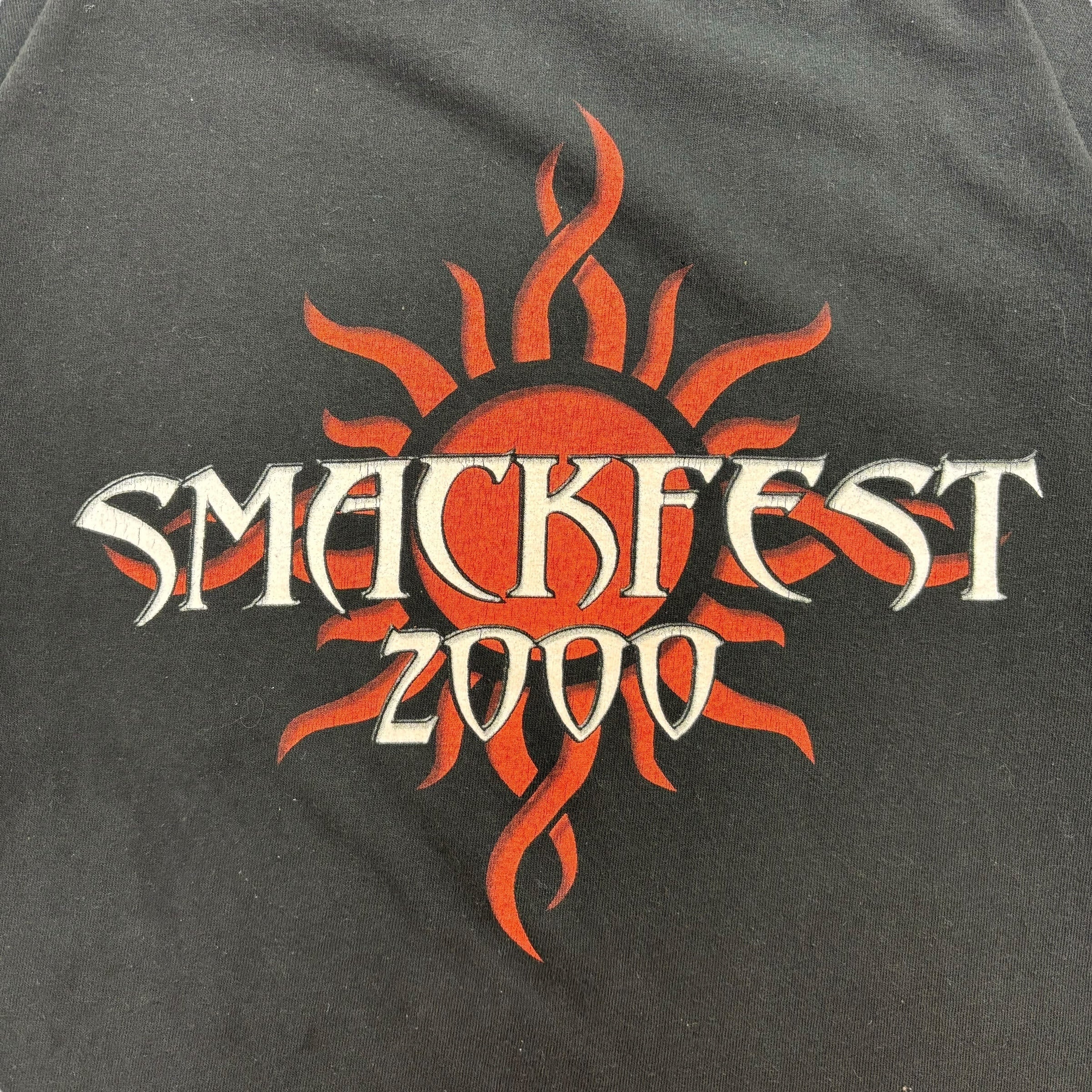 2000 Godsmack Smackfest Tour Tee Black