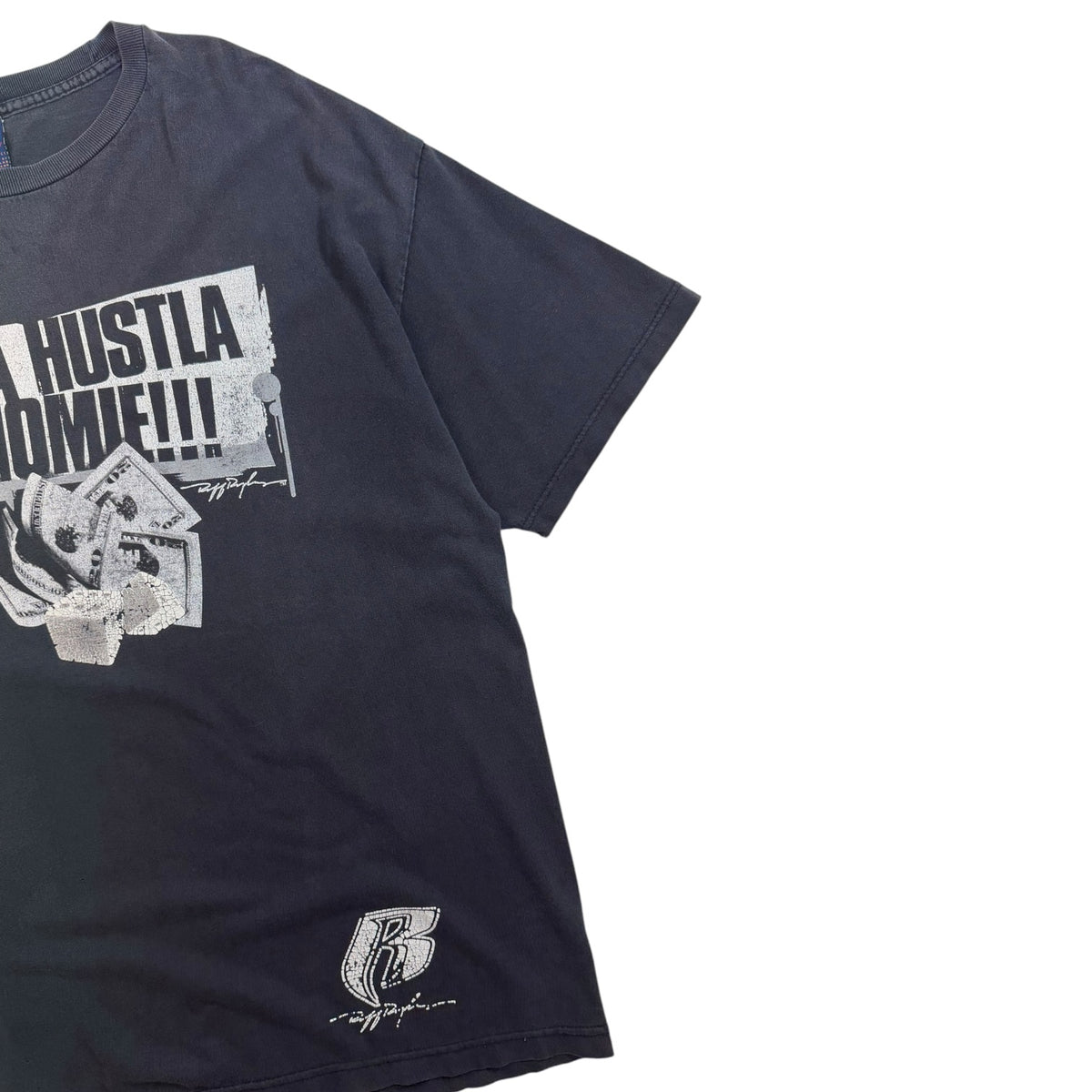 Vintage Ruff Ryders "Hustla Homie" T-Shirt Black