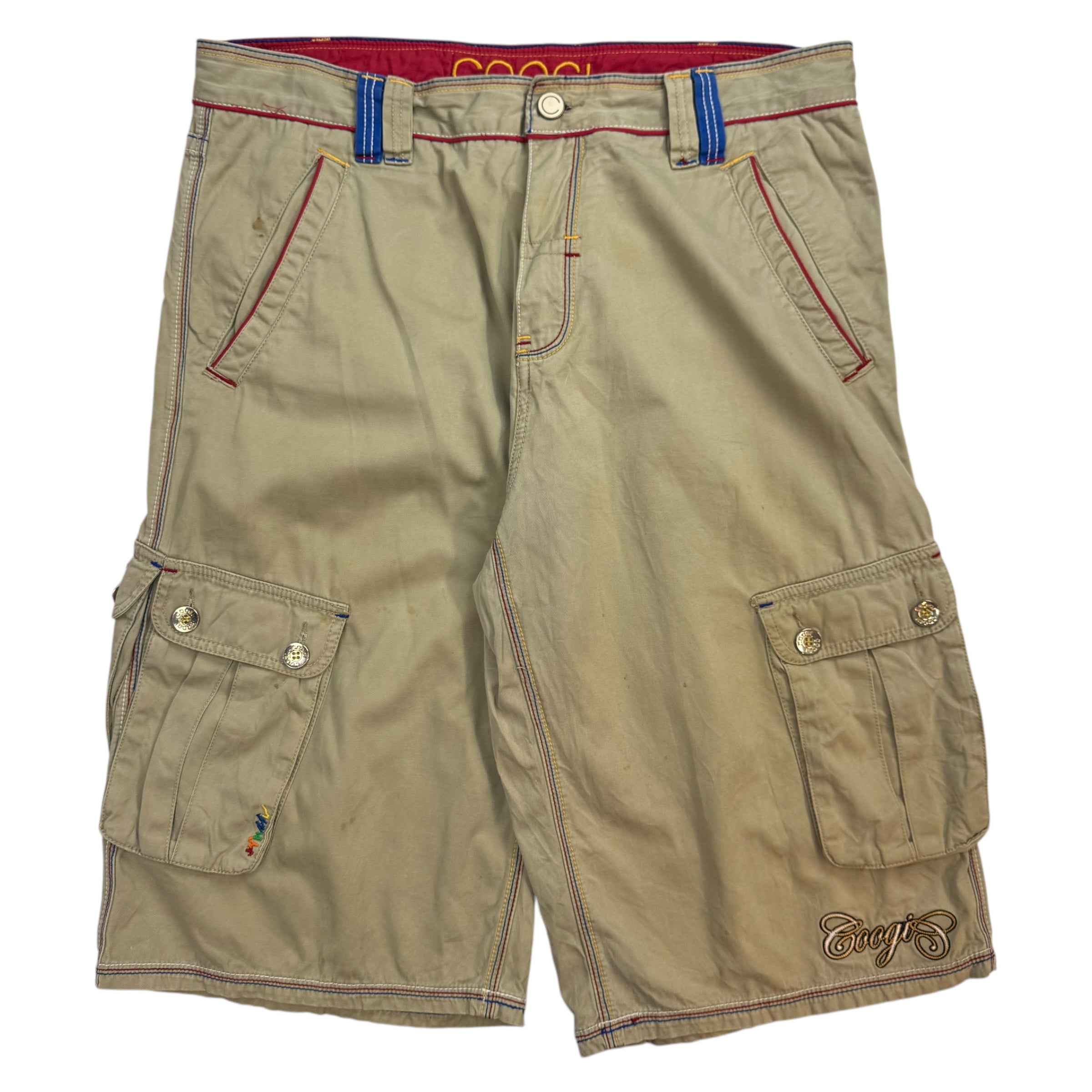 Vintage Coogi Cargo Shorts Beige