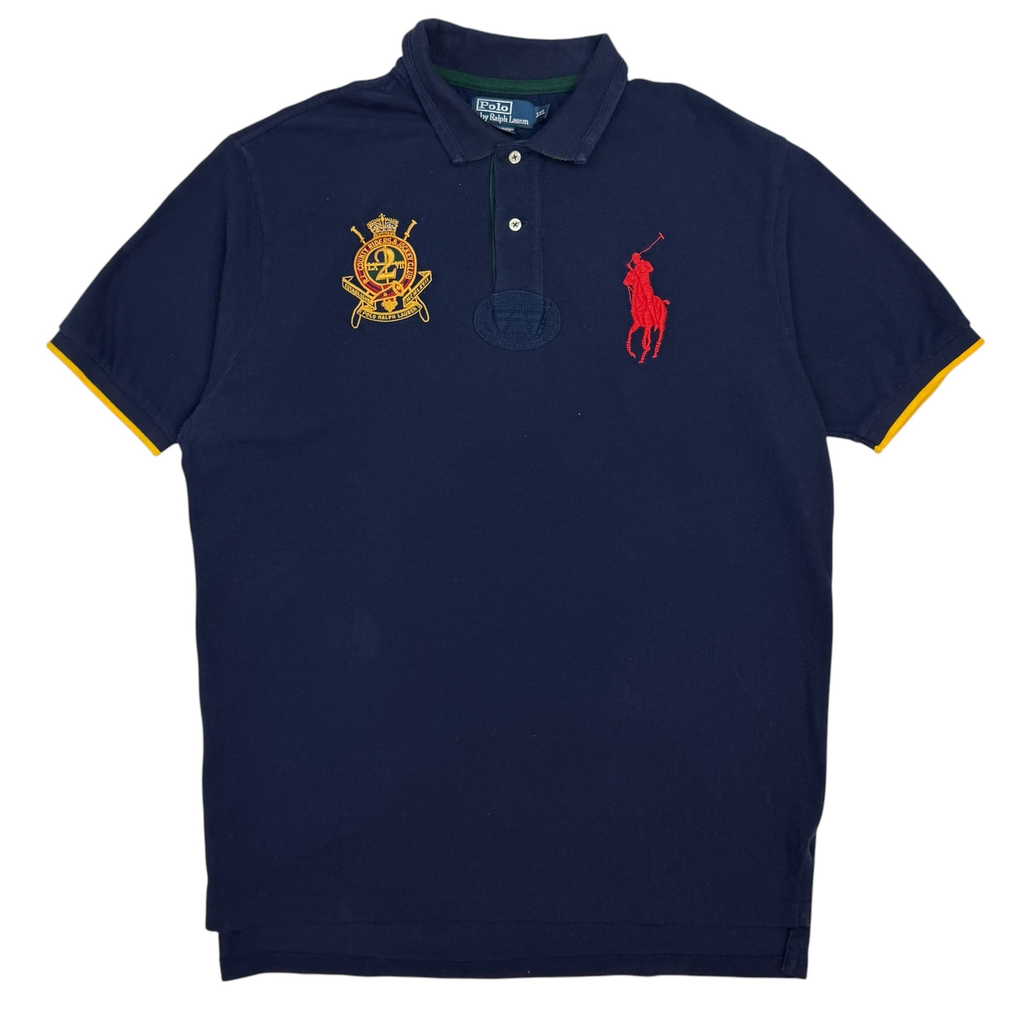 Vintage Polo Ralph Lauren Big Pony Crest Polo Navy