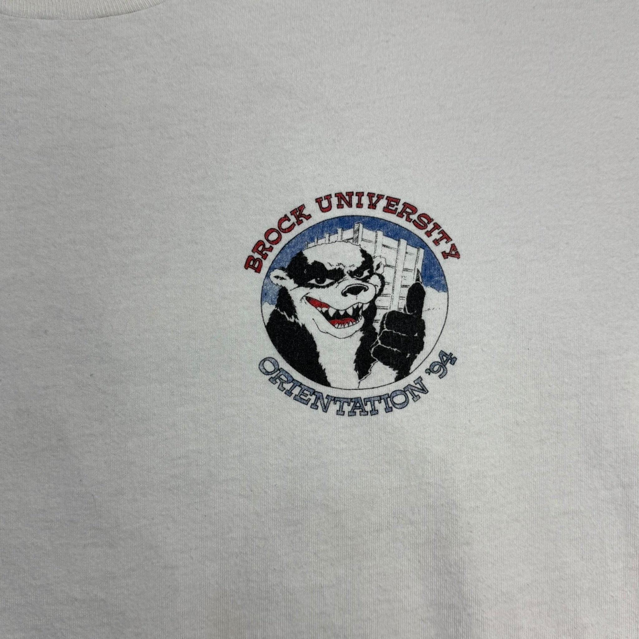 Vintage Brock University Protecting Student Wildlife T-Shirt