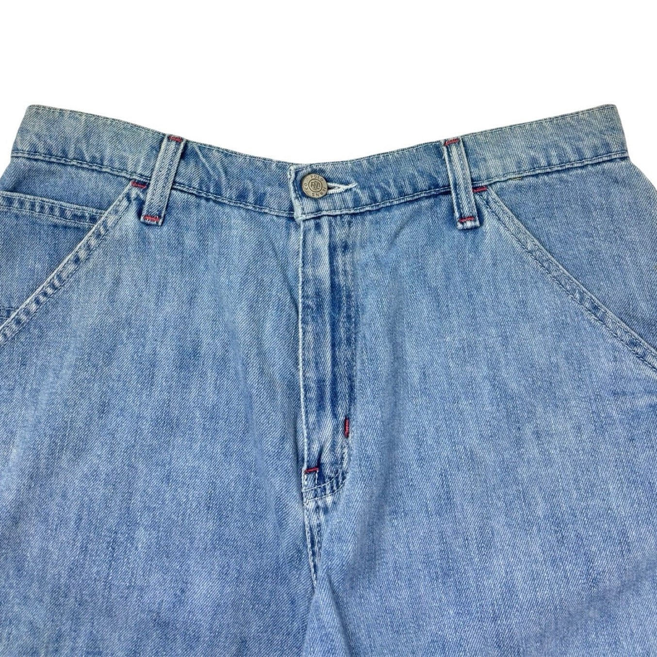 (W) Vintage Polo Ralph Lauren Jean Short Light Wash