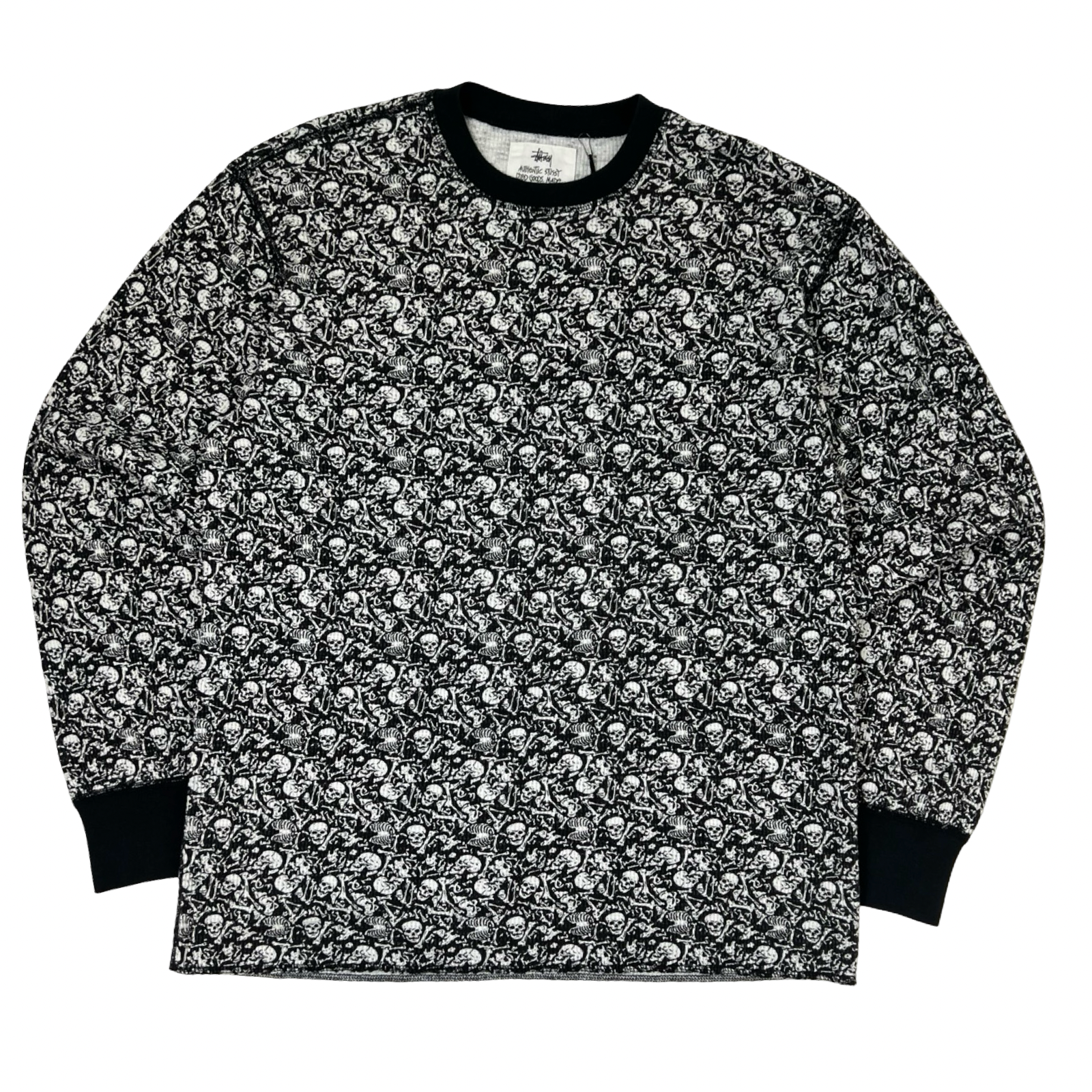 Stussy Pigment Dyed L/S Thermal “Bones”