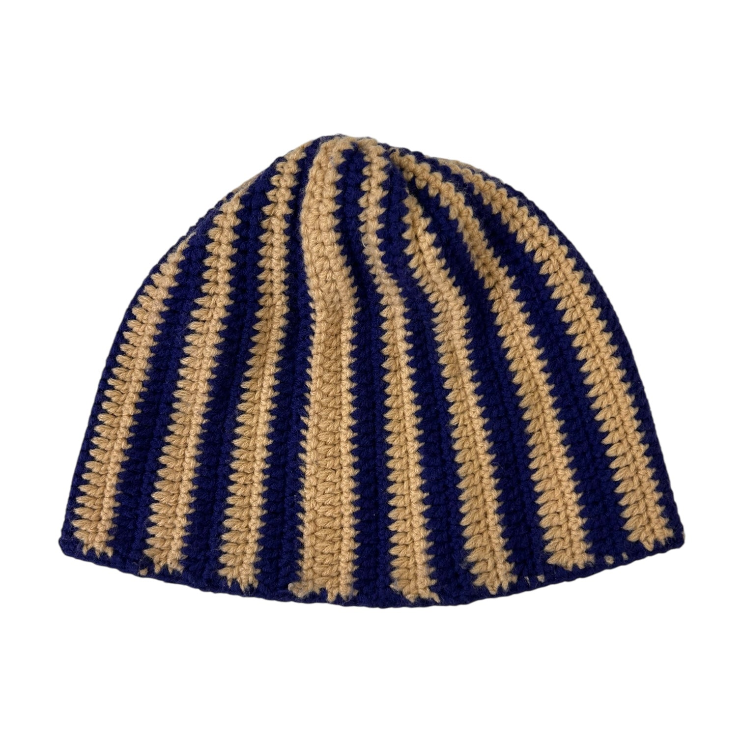 Corteiz Crochet Beanie Cream/Blue