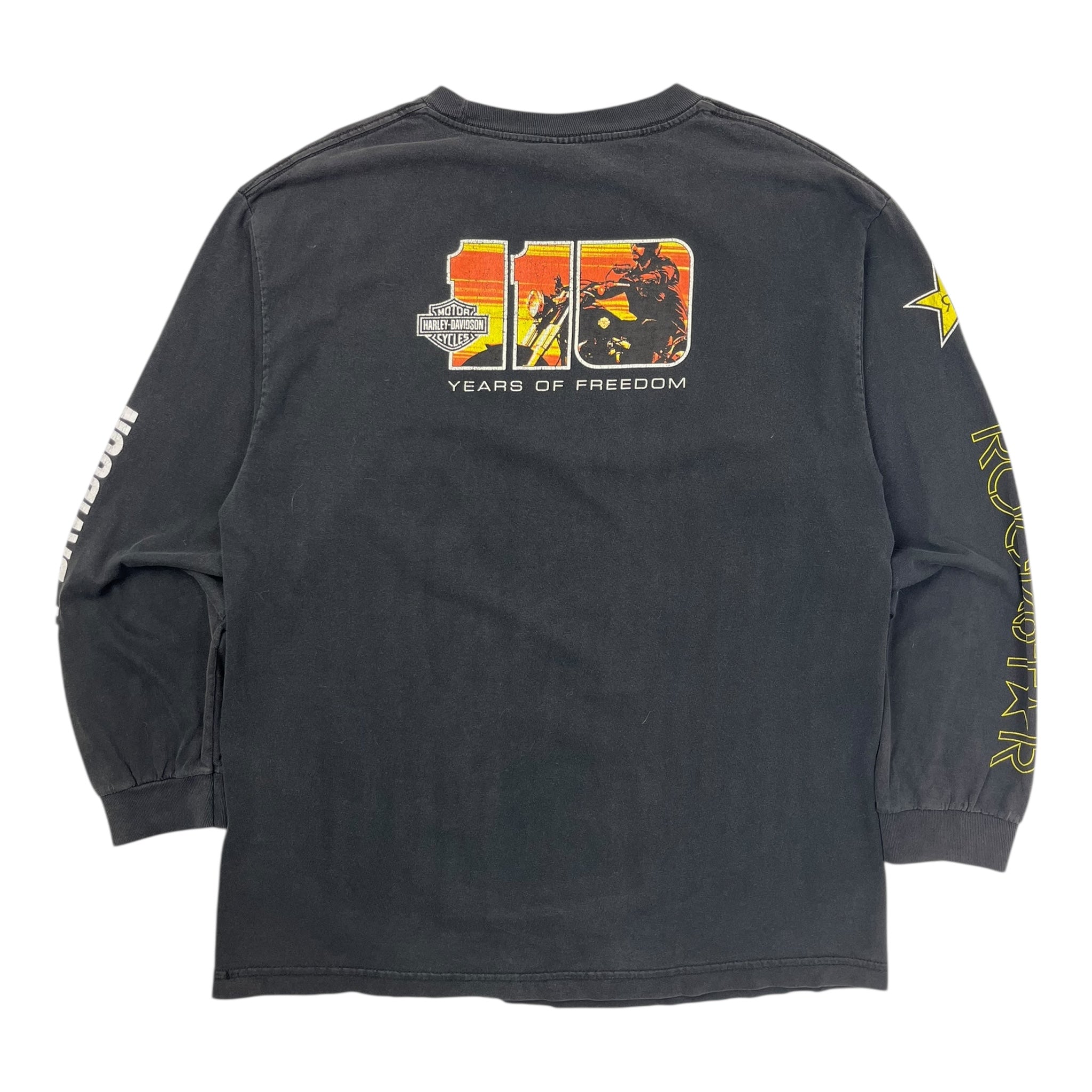 Vintage Y2K Rockstar x Harley Davidson Anniversary Longsleeve