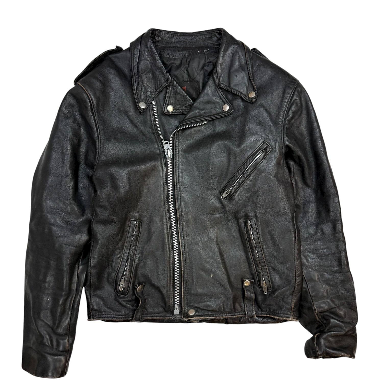 Vintage Bristol Leather Jacket Black