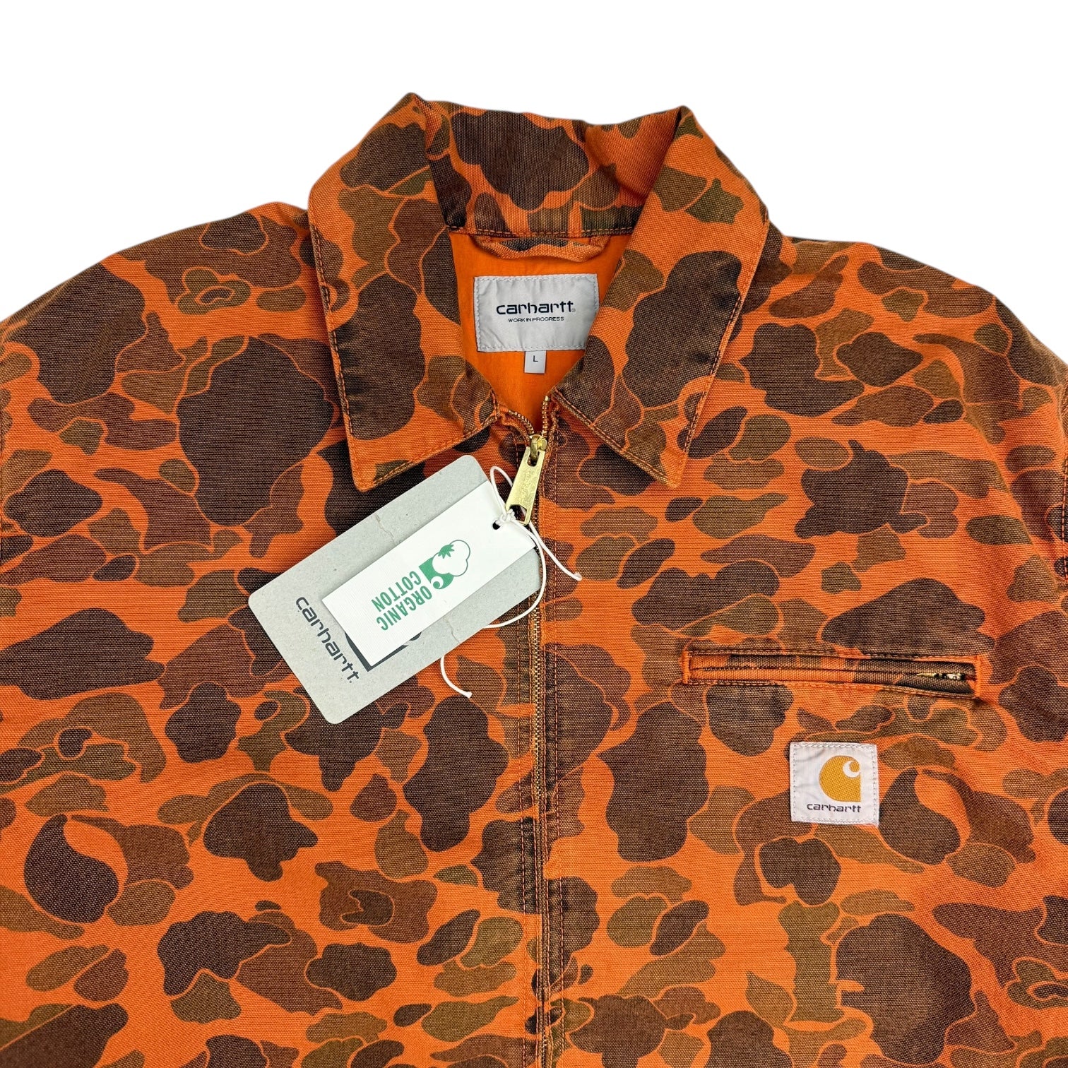 Carhartt WIP Duck Detroit Jacket Turmeric Camo
