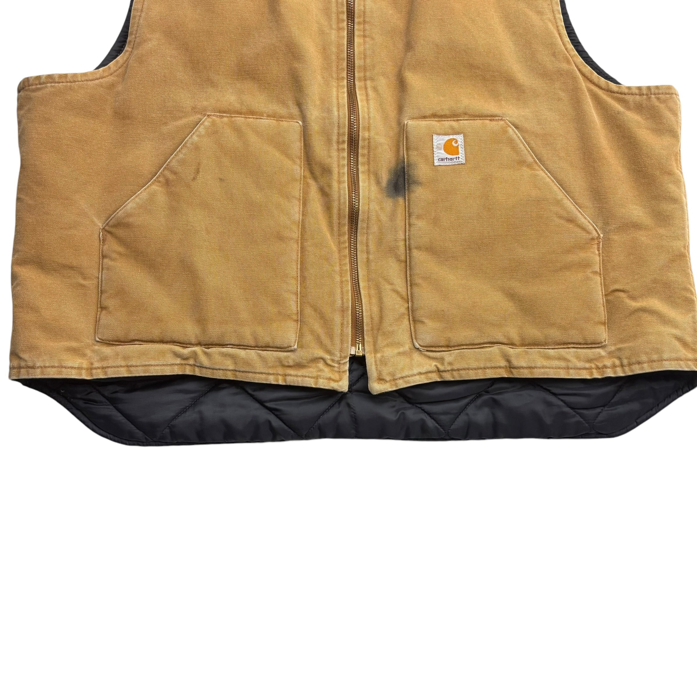 Vintage Carhartt Canvas Vest Tan