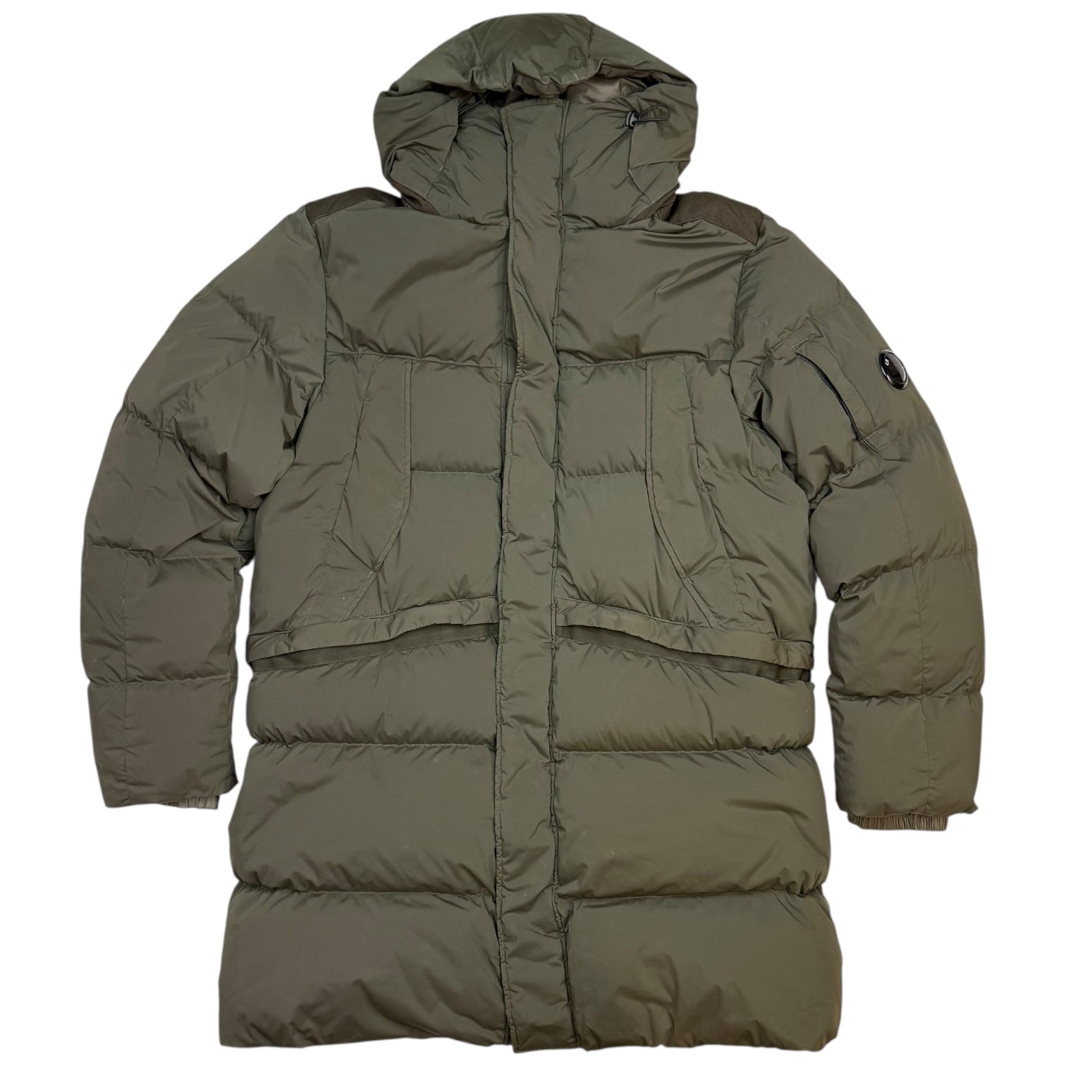 C.P. Company Down Jacket Garment Dyed Green