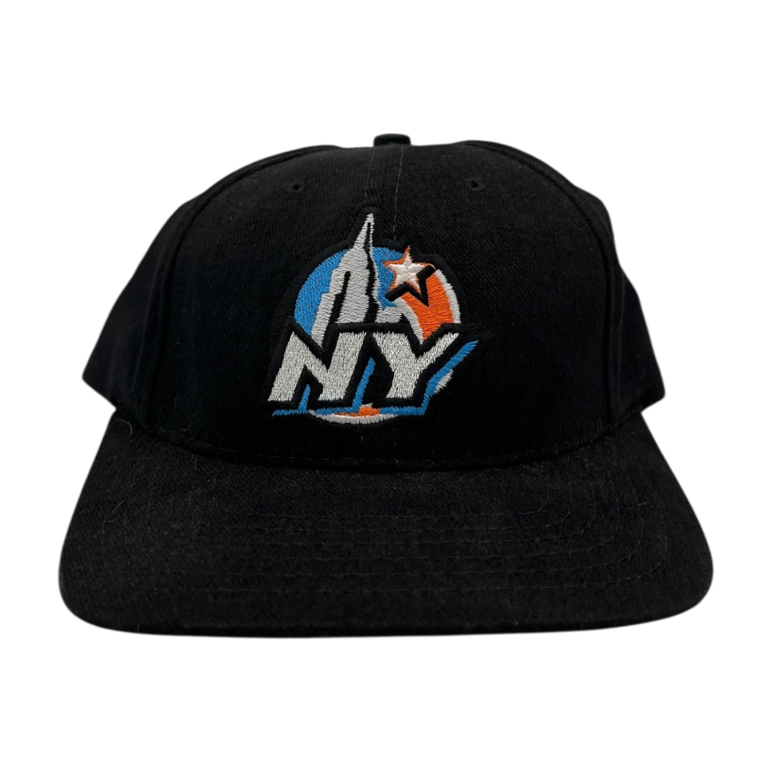 Vintage NBA New York All Star Game Strapback Hat Black