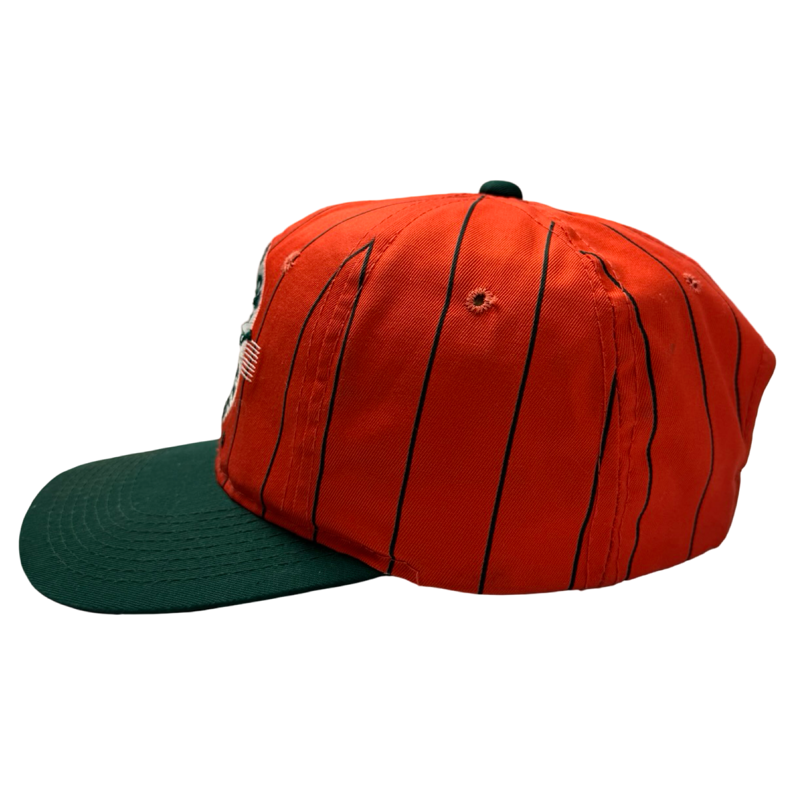 Vintage University Of Miami Hurricanes Pinstripe Hat by The Game