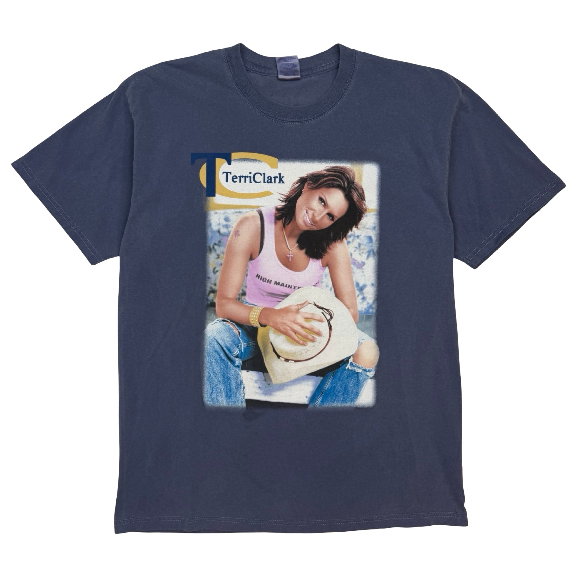 Vintage Terri Clark Tour Tee Purple