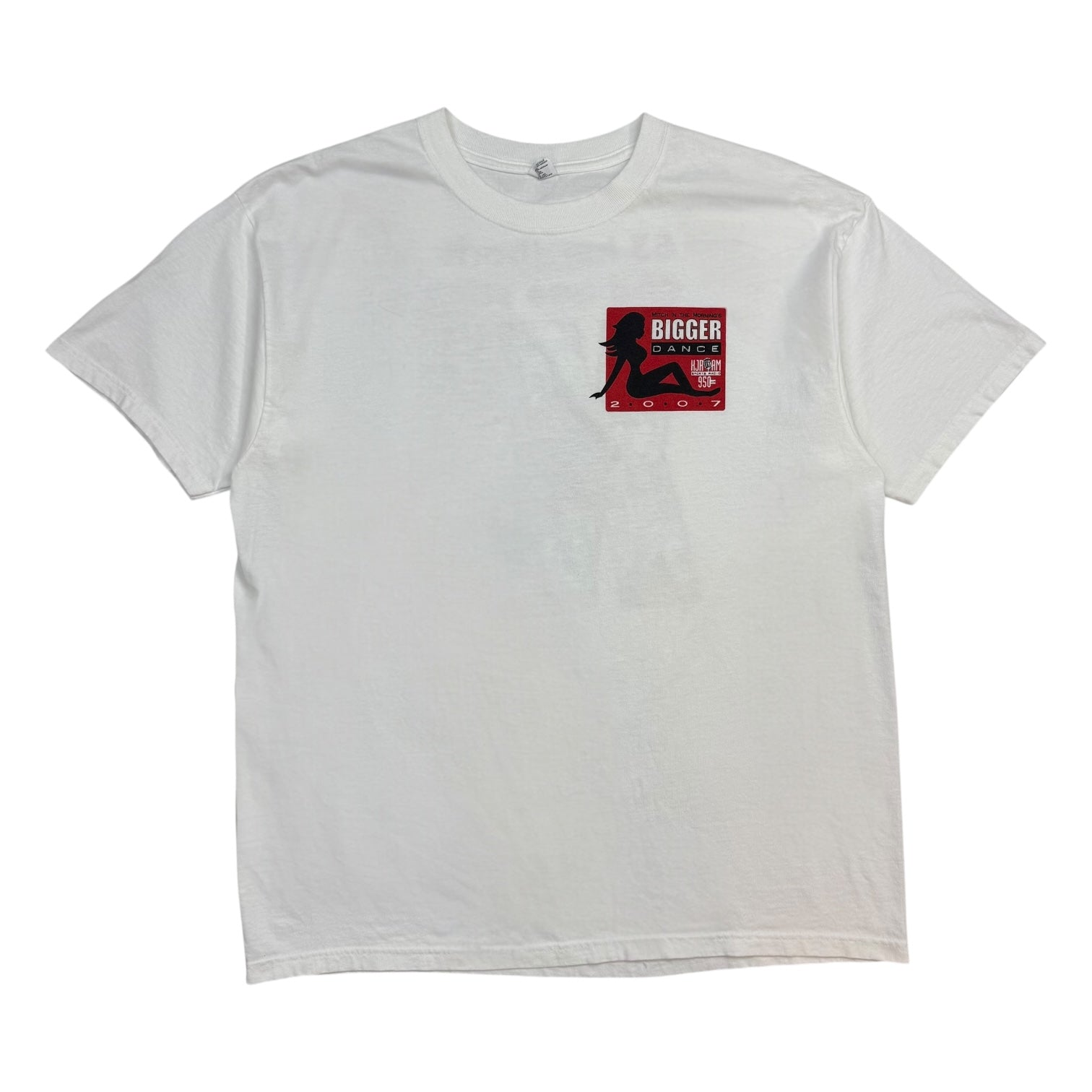 2007 Mitch In The Morning Radio Tee White