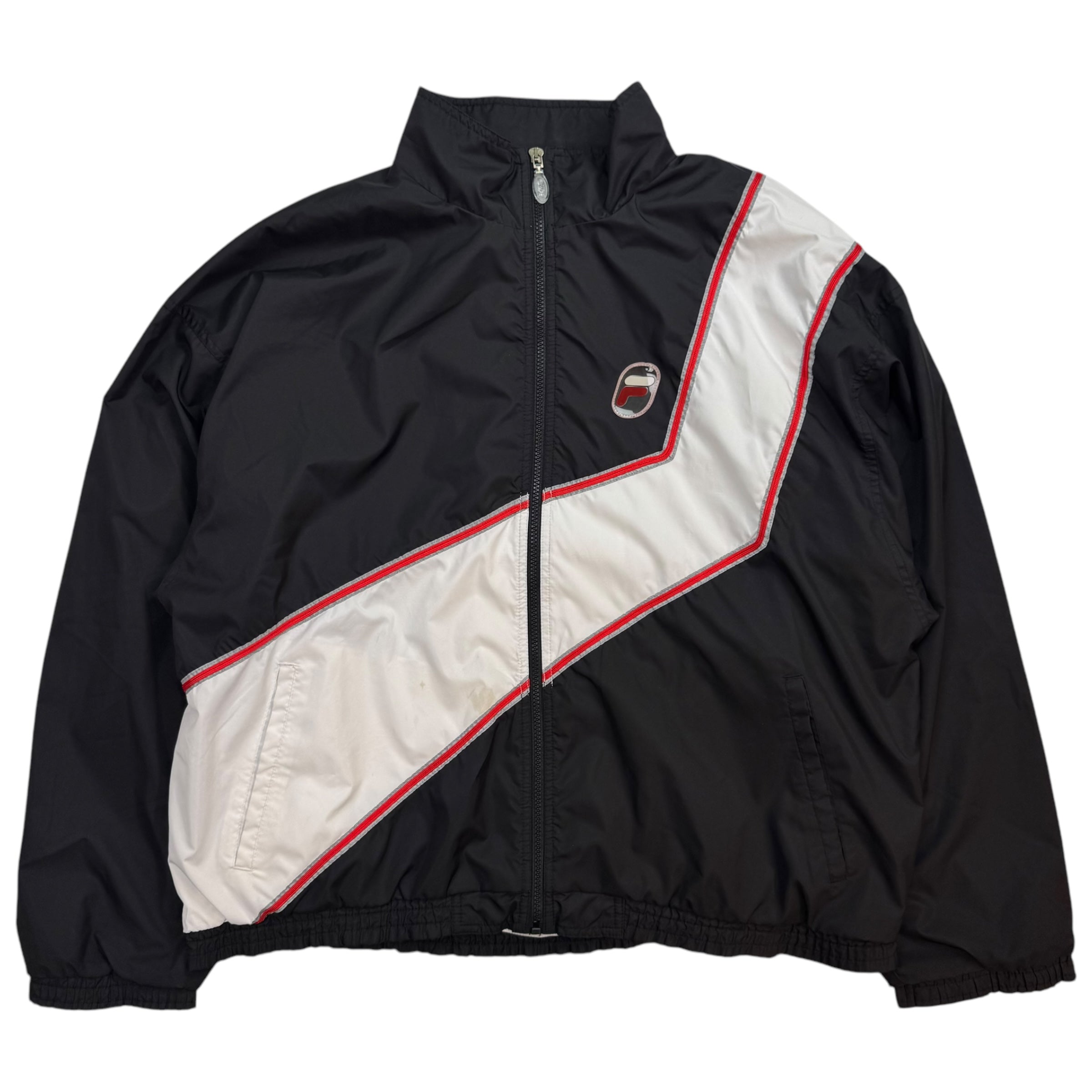 Vintage Fila Windbreaker Jacket Black