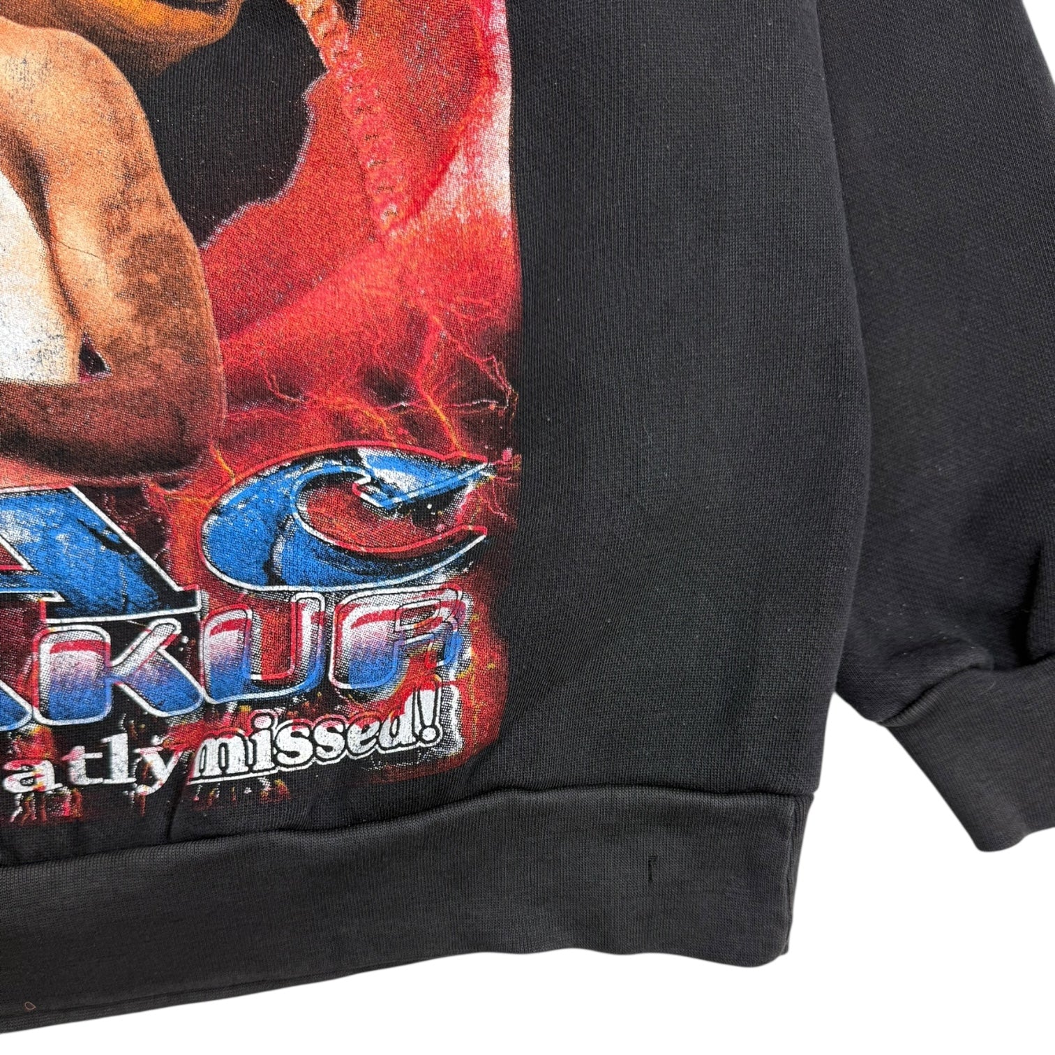 Vintage Tupac Shakur All Eyes On Me Memorial Crewneck Black