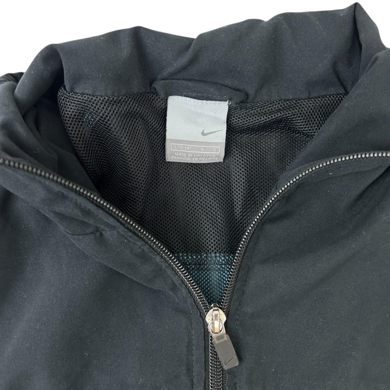 Vintage Nike Windbreaker Jacket Black/Turquoise
