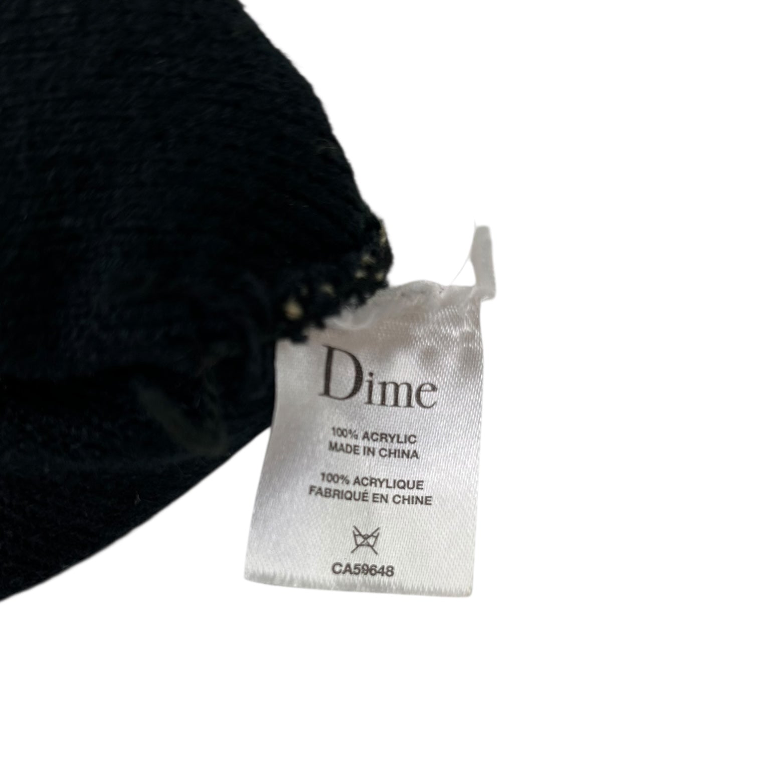 Dime Haha Beanie Black/Gold
