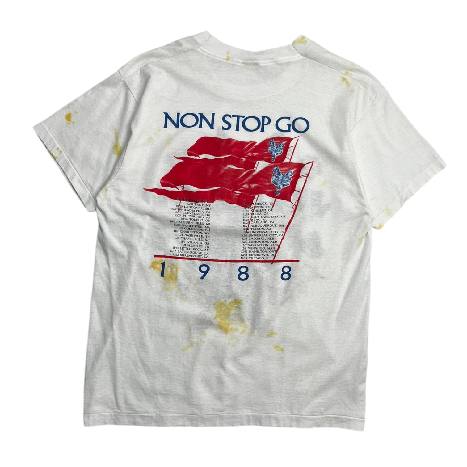 1988 Robert Plant "Non Stop Go" Tour T-Shirt