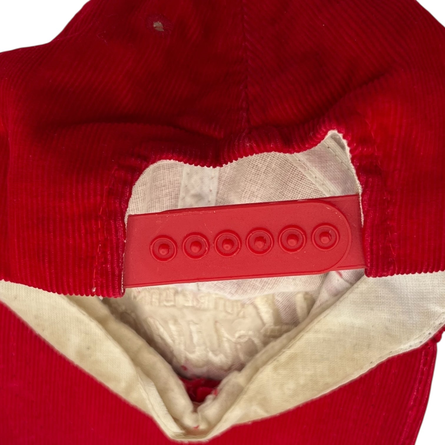 Vintage Notre Dame Hounds Corduroy Snapback Red