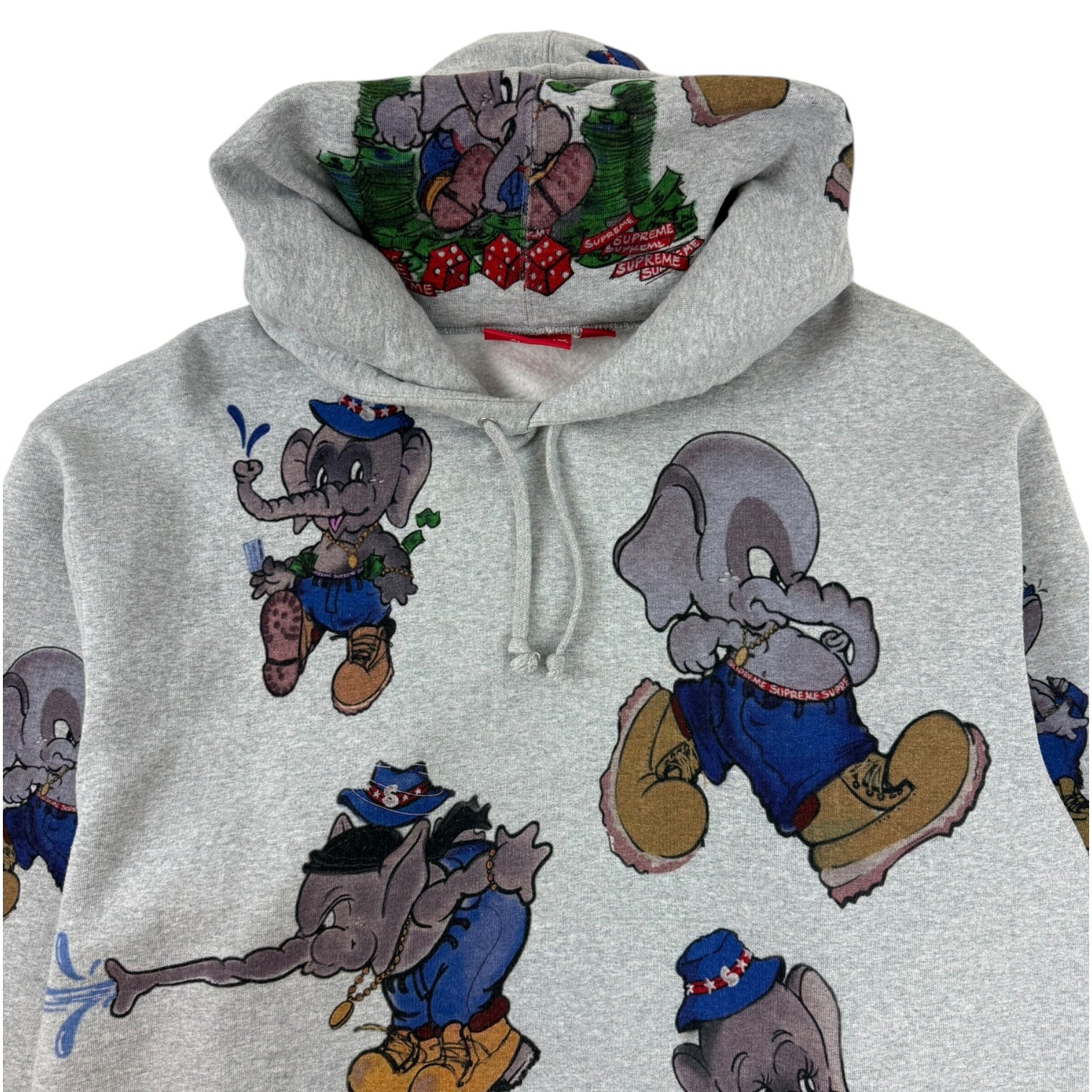 Supreme Elephant Hoodie Grey