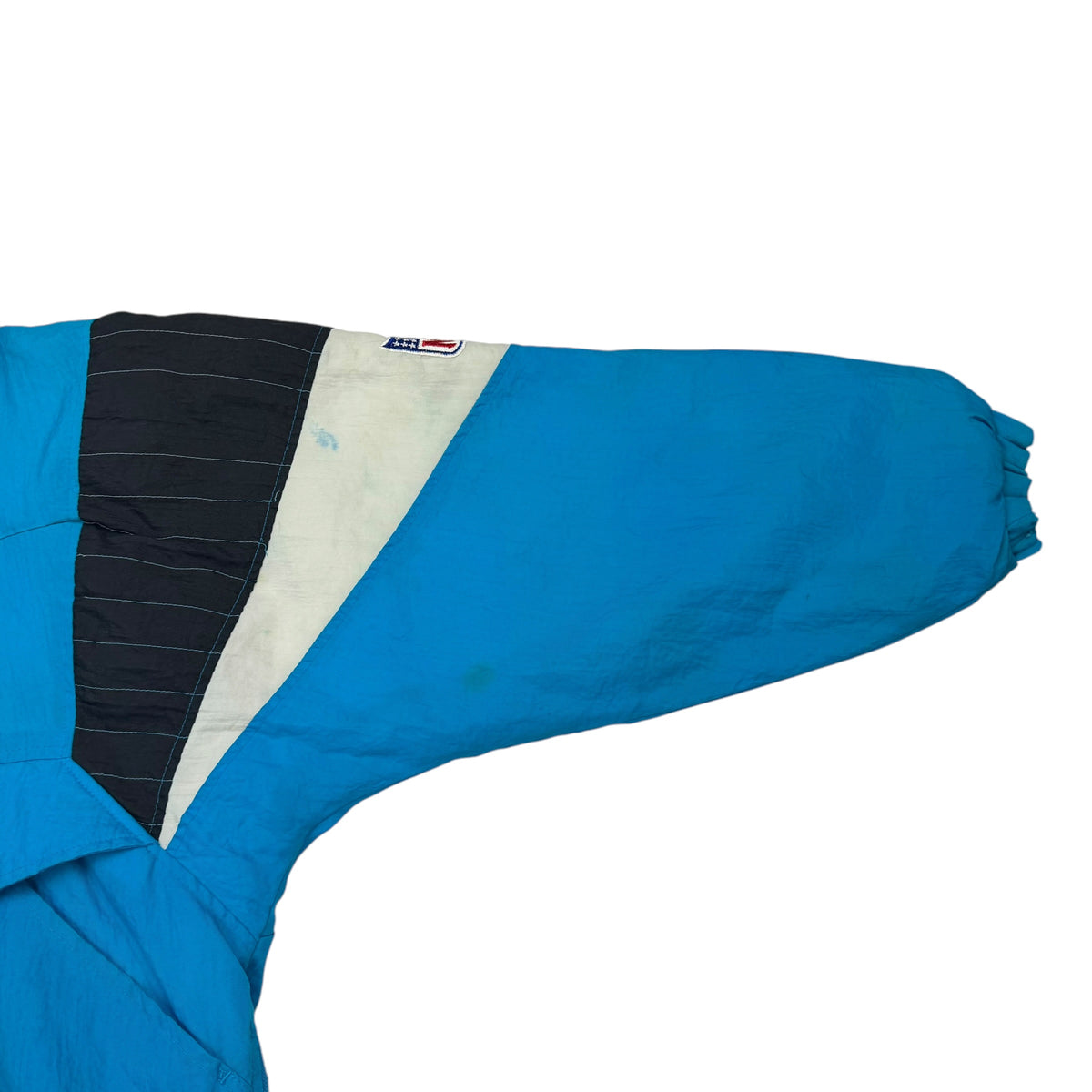 Vintage Starter Carolina Panthers Quarter Zip Jacket Sky Blue