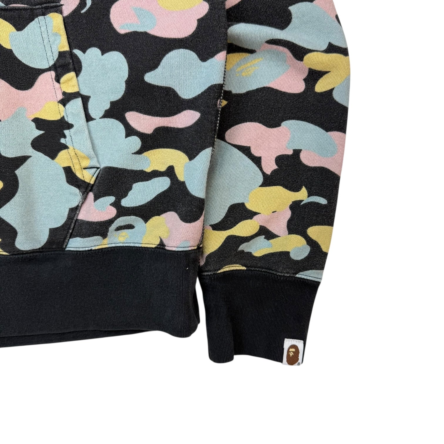 Bape 2nd Shark Full Zip Hoodie Multi Camo