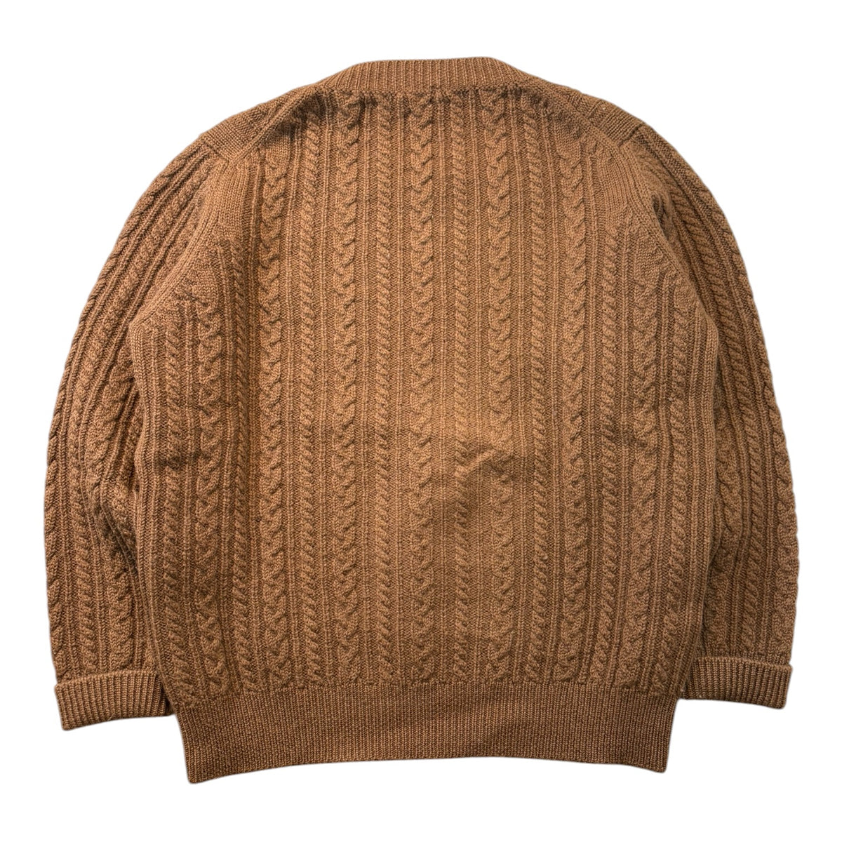Margaret Howell Cable Knit Sweater Brown