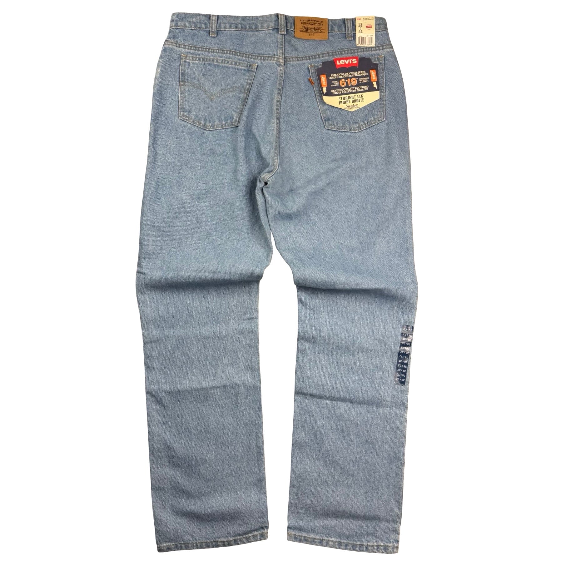 Vintage Levi’s 619 Light Wash Denim Jeans Blue