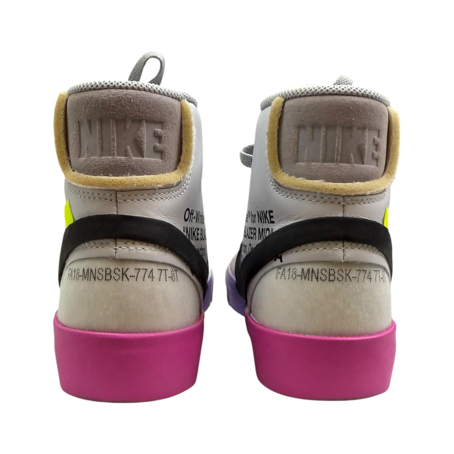 Nike Blazer Mic Off-White Wolf Grey Serena Queen (Used)