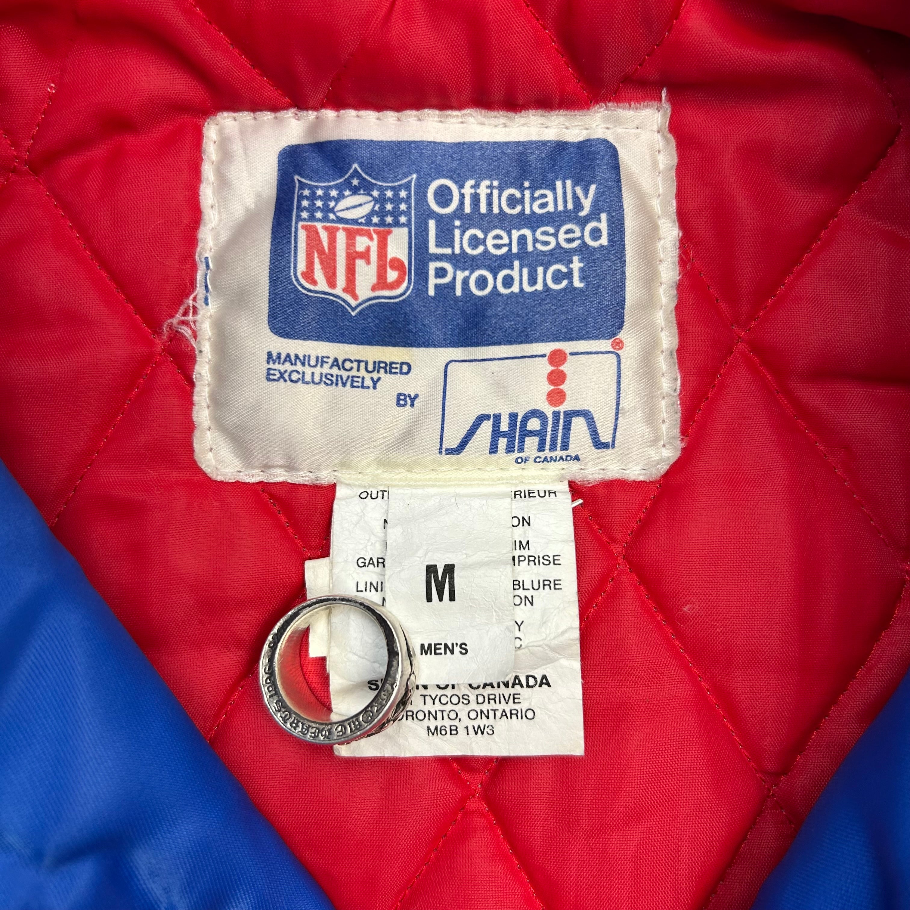 Vintage NFL New York Giants Satin Jacket Blue