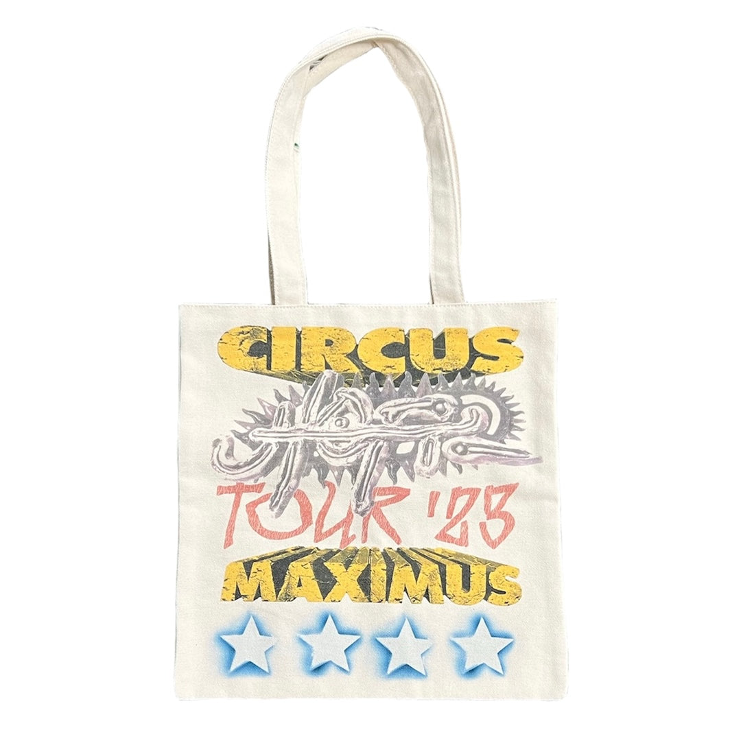 Travis Scott Circus Maximus Tour Cream Tote Bag