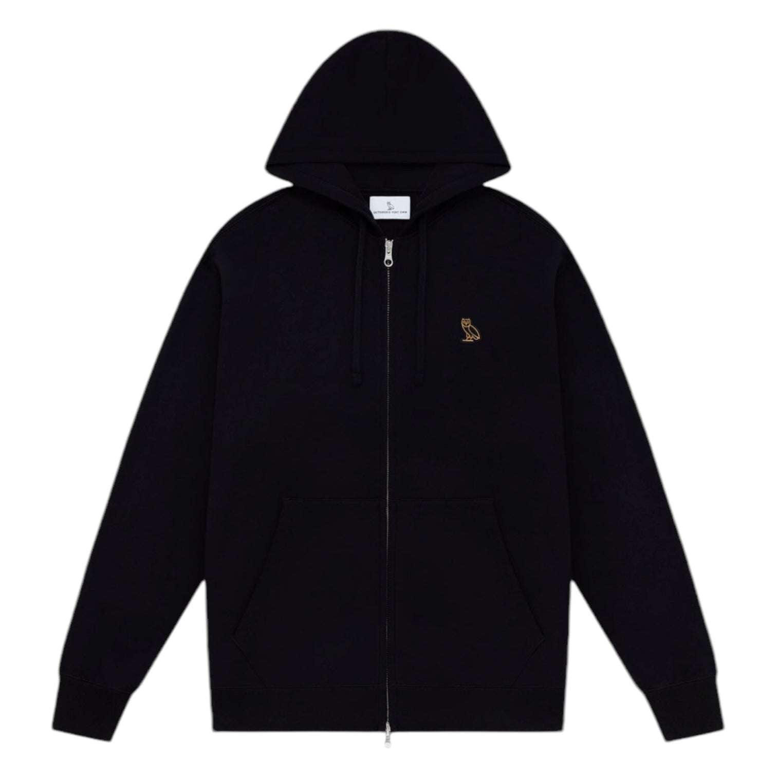 OVO Classic Logo Full Zip Hoodie Black