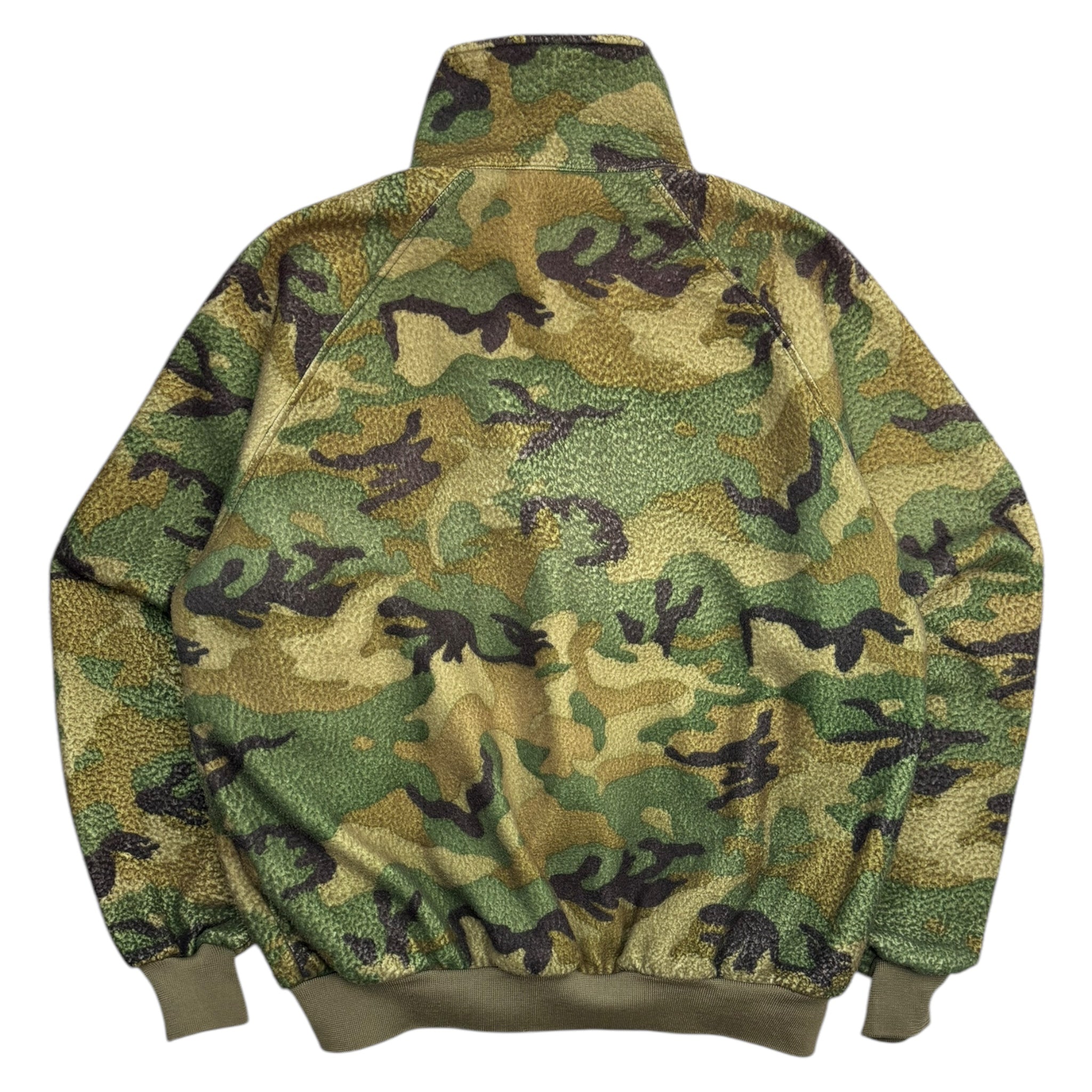 Vintage Y2K Camo Zip Up Fleece