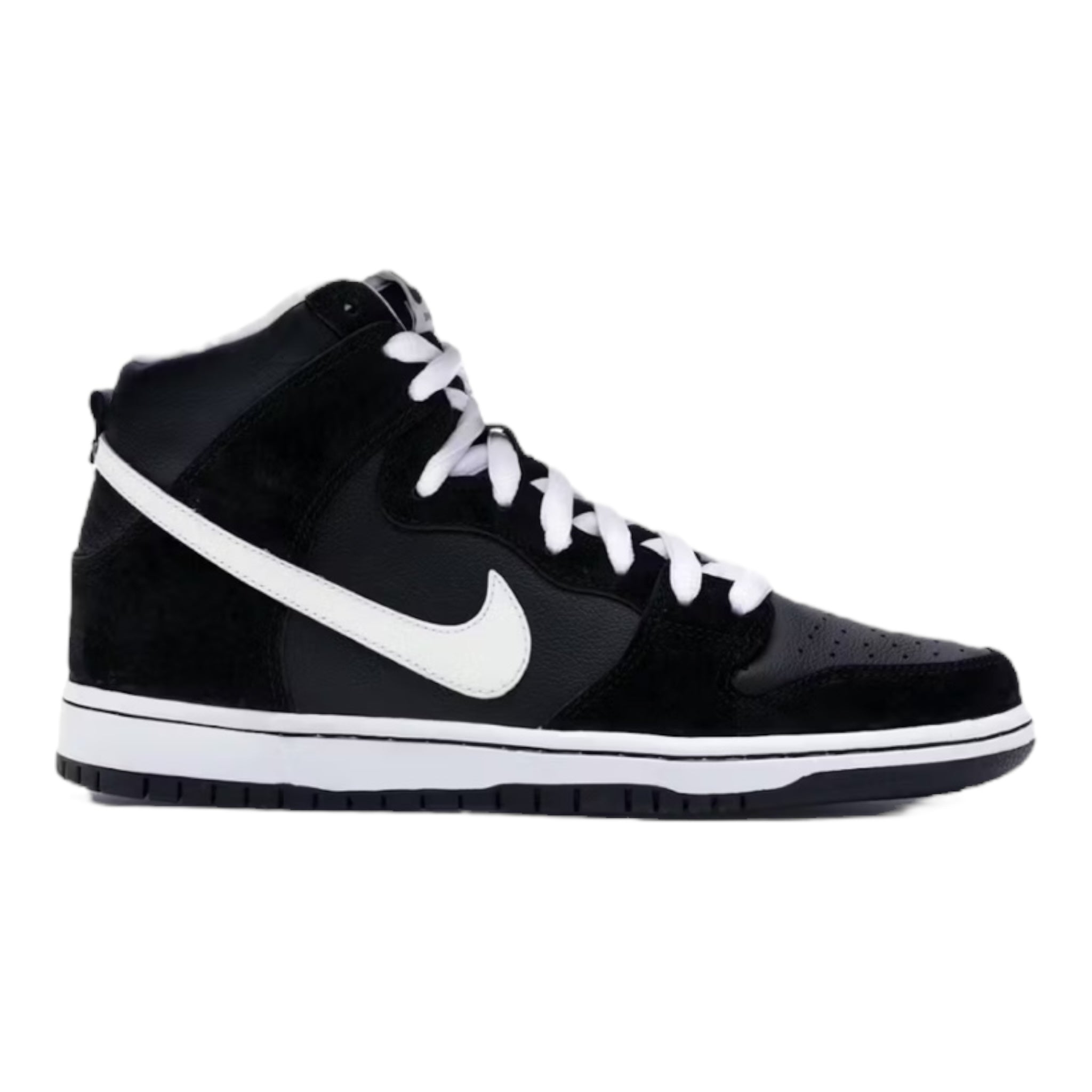 black and white nike sb dunk high