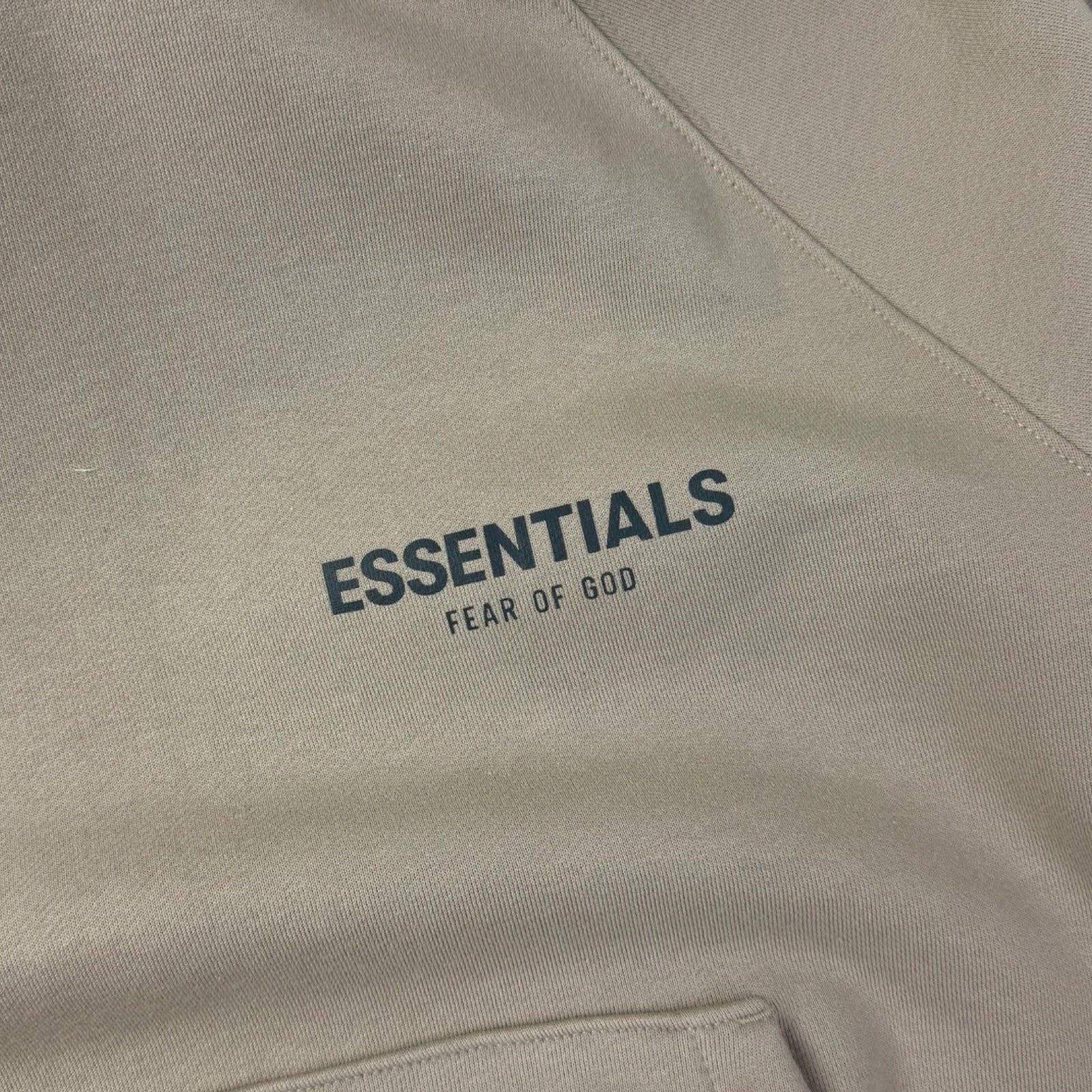 Fear of God Essentials Hoodie Tan
