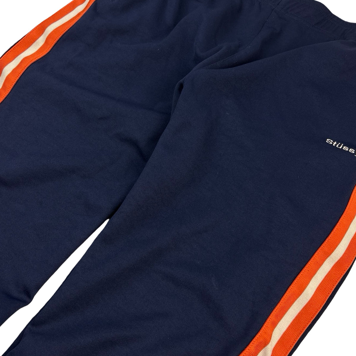 Stussy Poly Track Pant Navy/Orange
