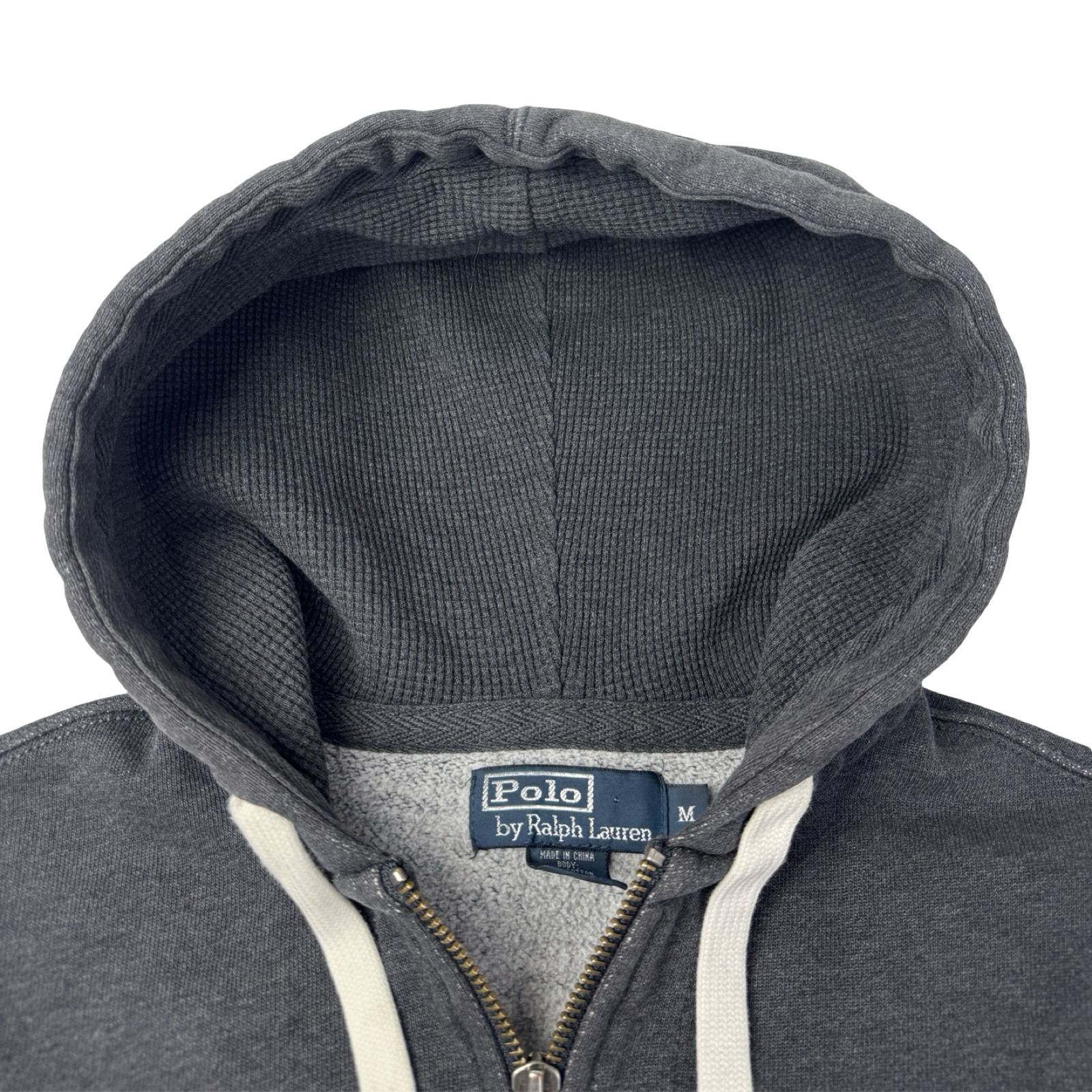 Vintage Polo Ralph Lauren Zip Up Hoodie Grey