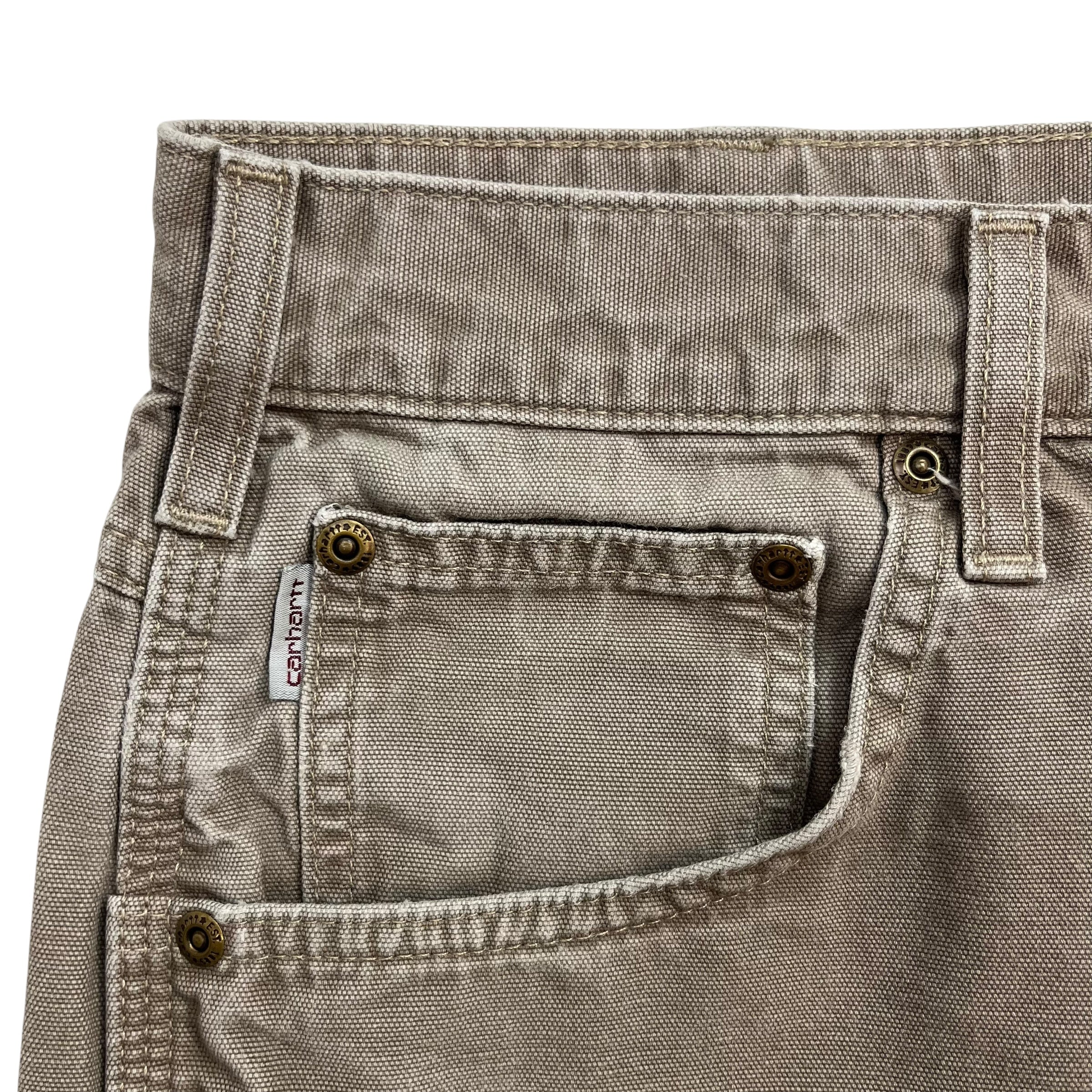Vintage Carhartt Dungaree Pants Beige