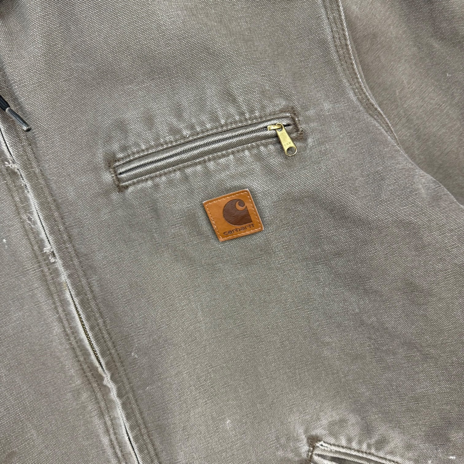 Vintage Carhartt Sierra Sandstone Sherpa Lined Jacket Brown