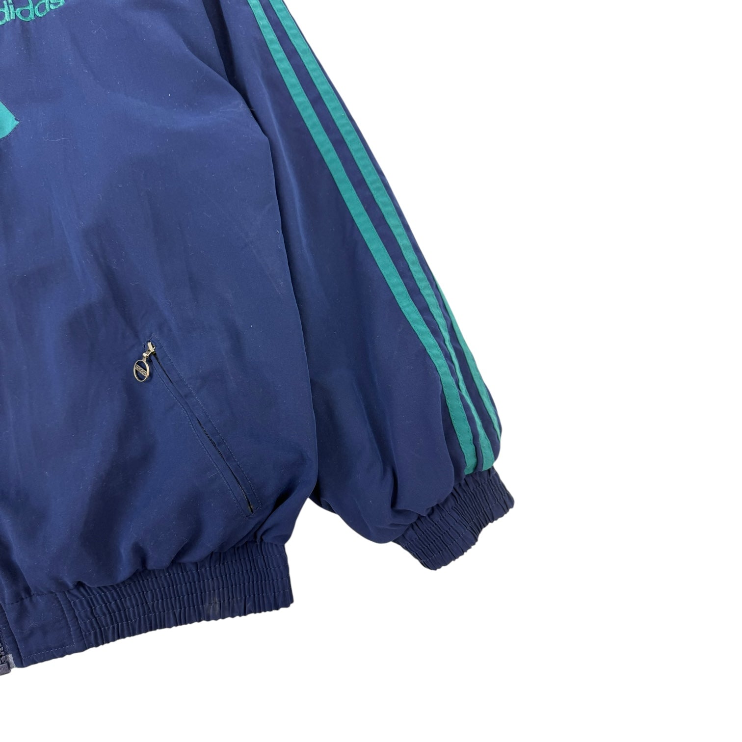 Vintage Adidas Track Jacket Navy/Green