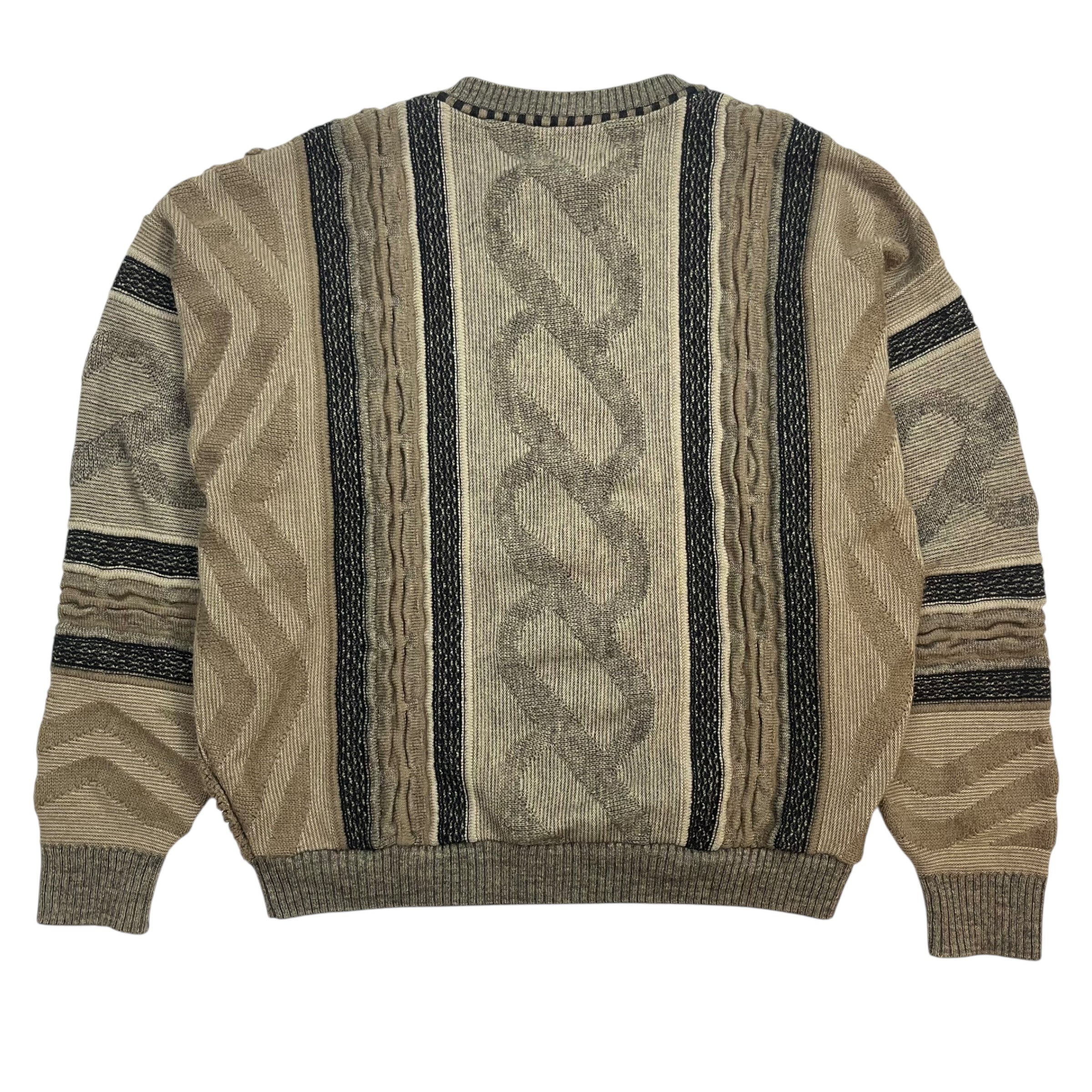 Vintage Tosani Knit Sweater Light Brown