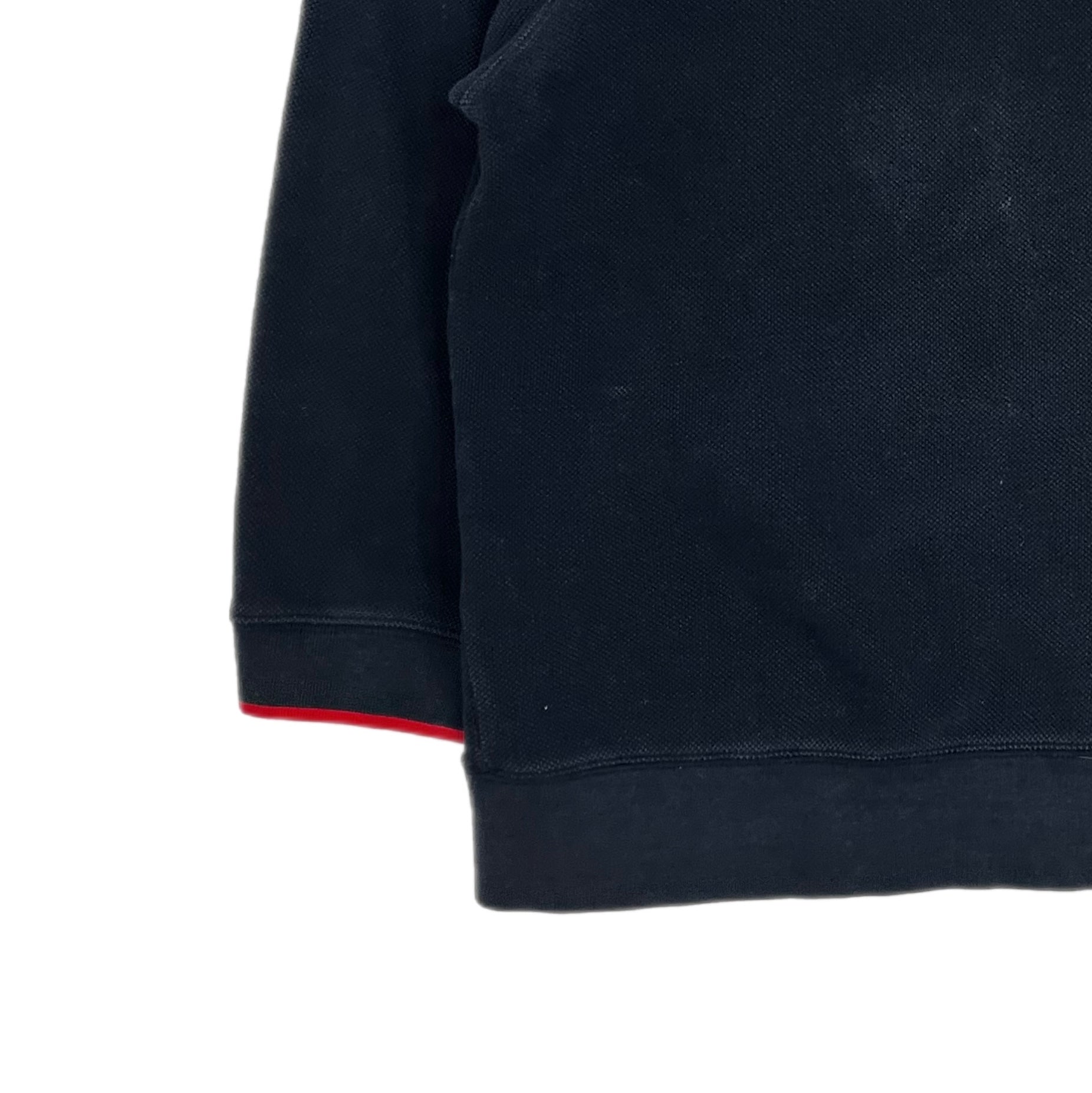 Vintage Nike Team Canada Centre Swoosh Thermal Crewneck Black