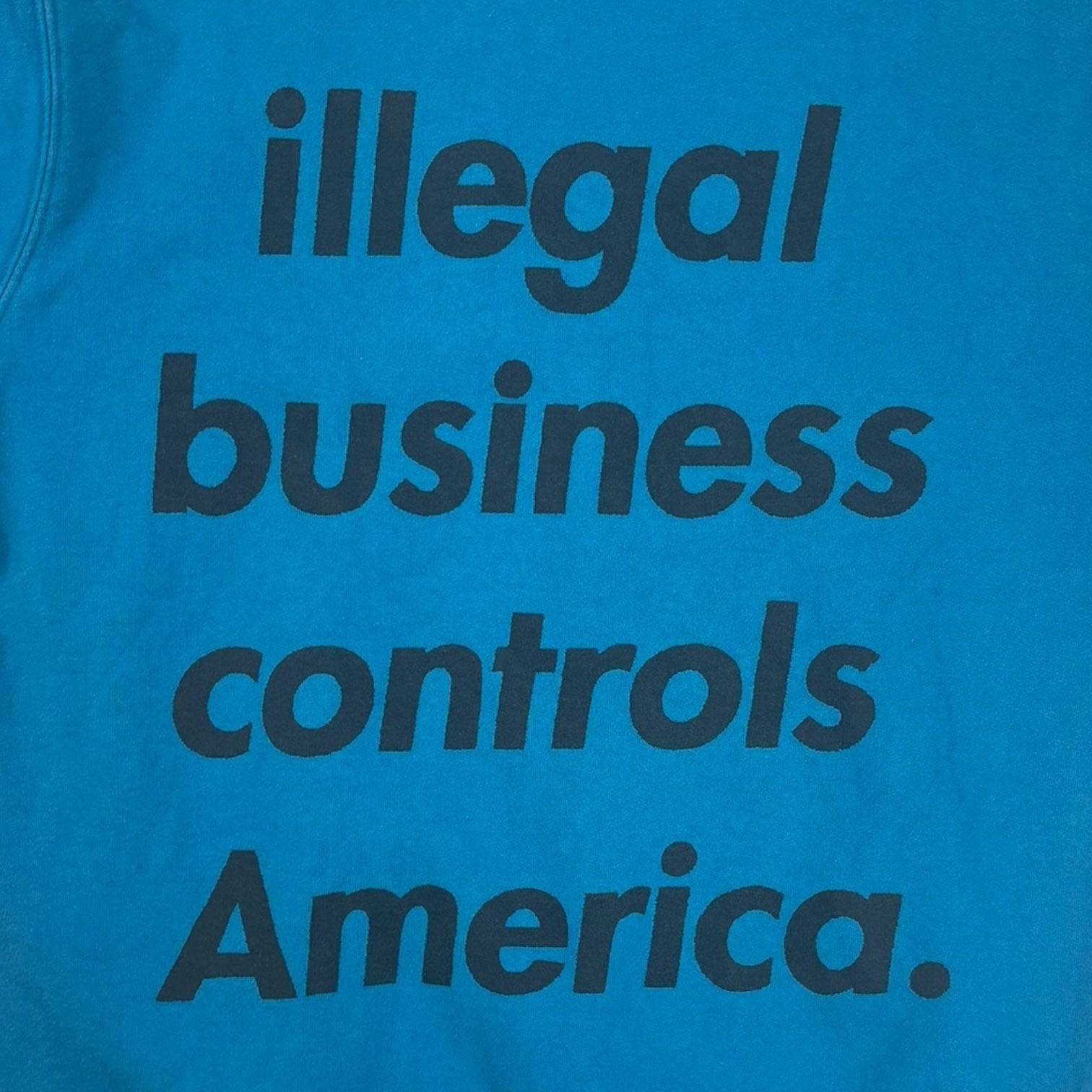 Supreme Illegal Business Hoodie Dark Aqua