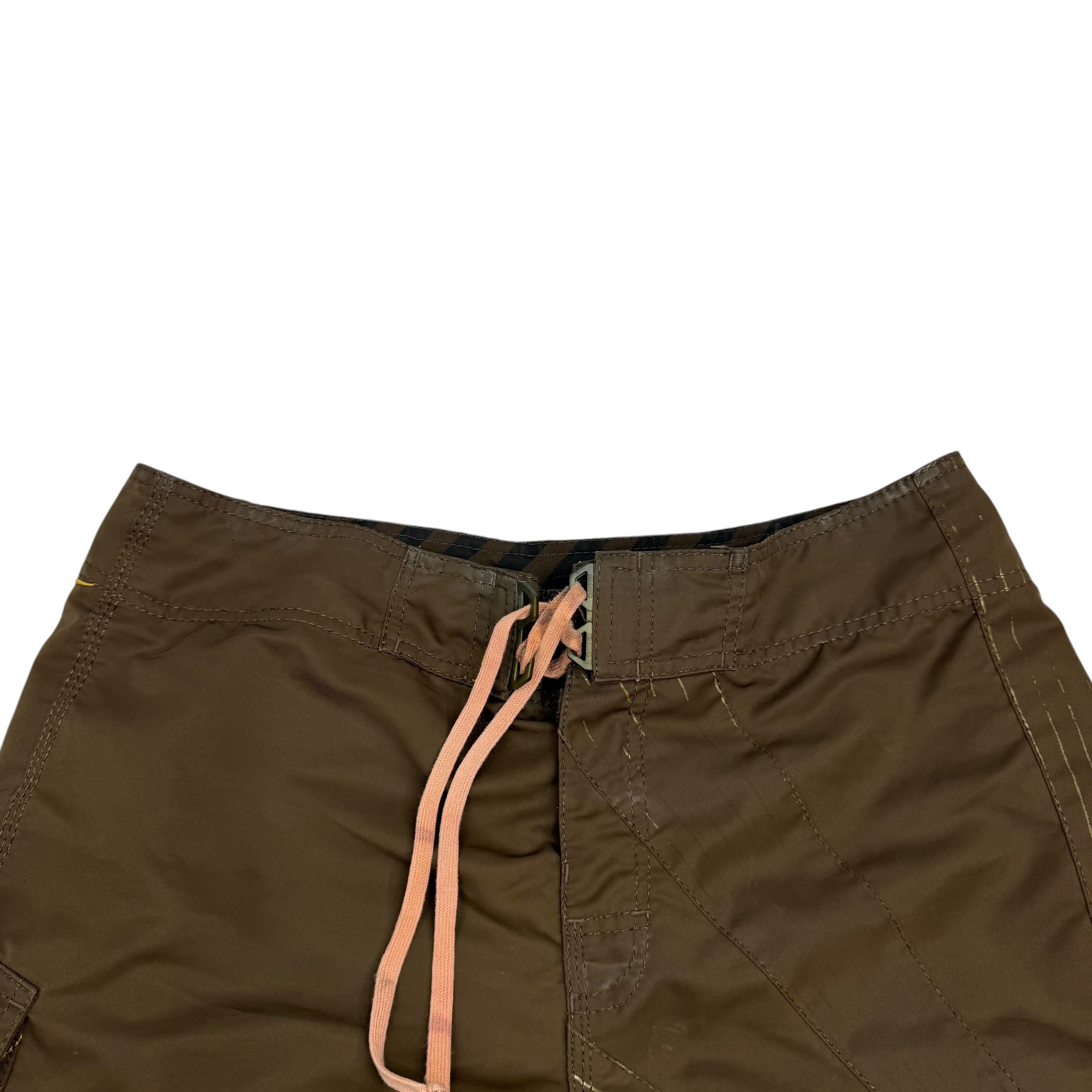 Vintage Billabong Rising Sun Board Shorts Brown