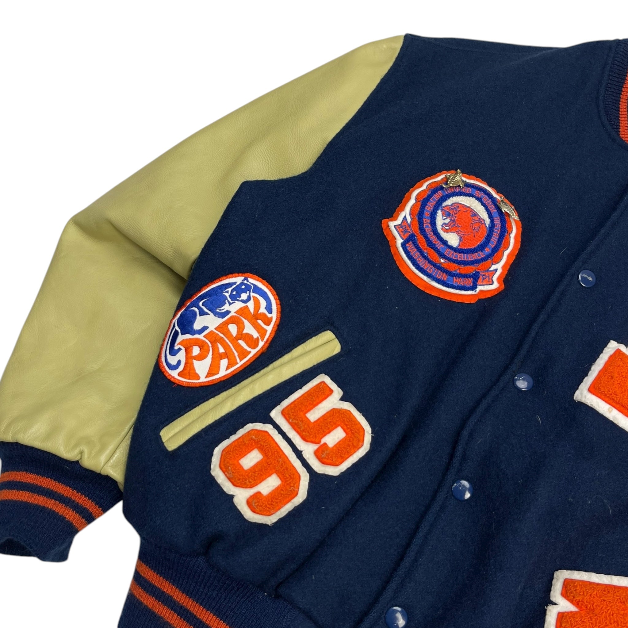 Vintage Washington Park Varsity Medal Jacket
