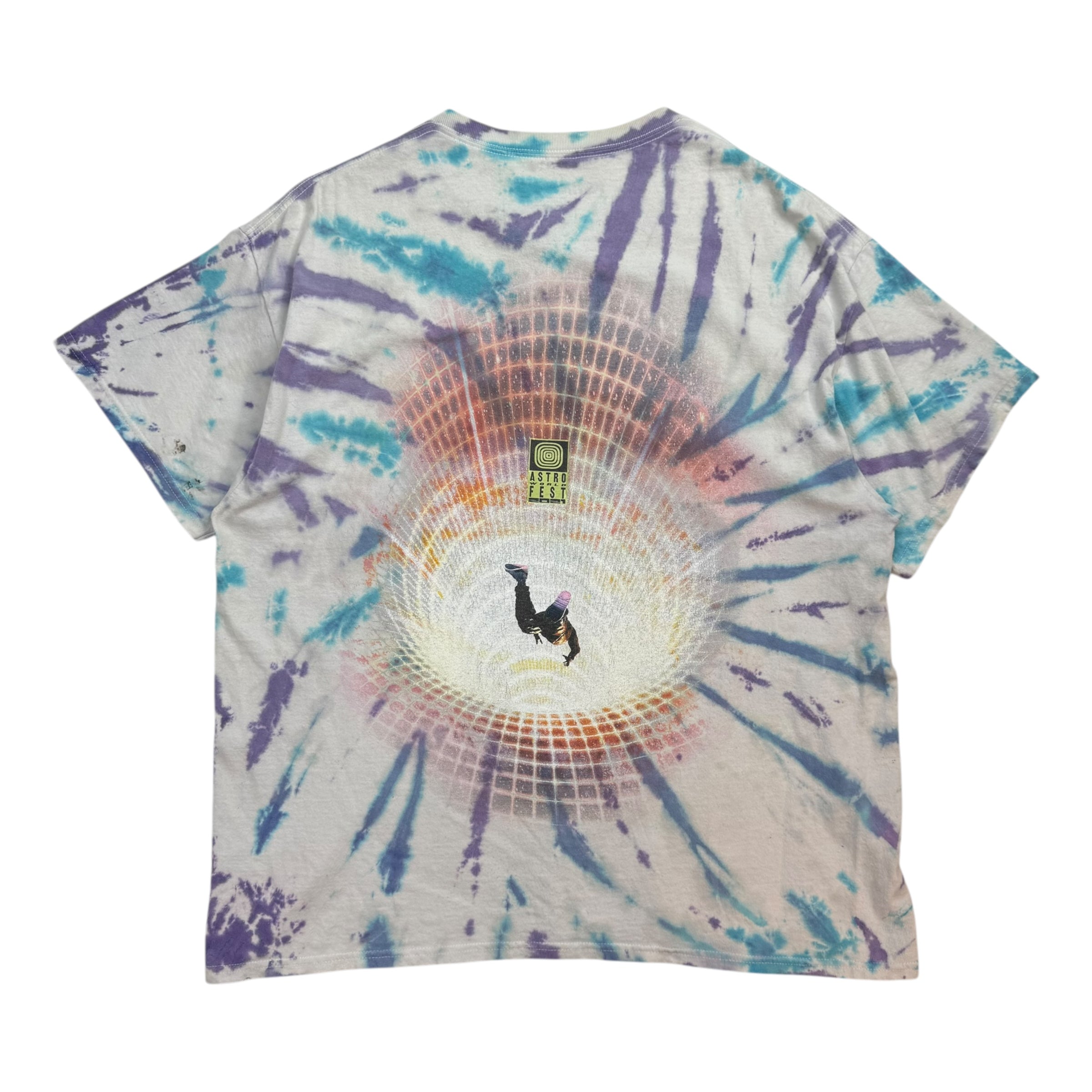 Travis Scott Flame Tee Tie Dye