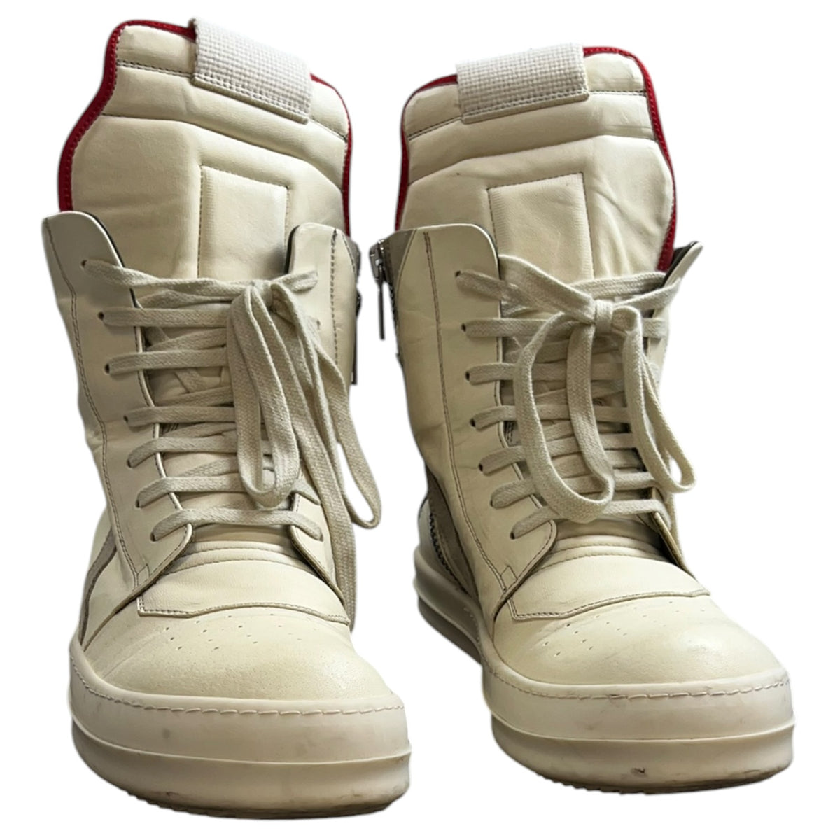 Rick Owen’s Geobasket High-Top Off-White